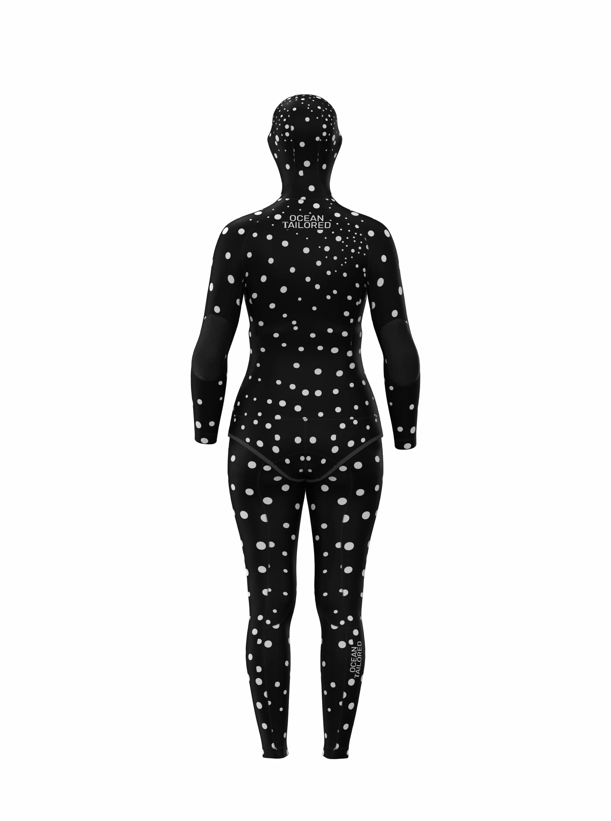 Women's Two Piece Spearfishing Wetsuit  Two-Piece with Chest Loading Pad - Whale Shark Edition