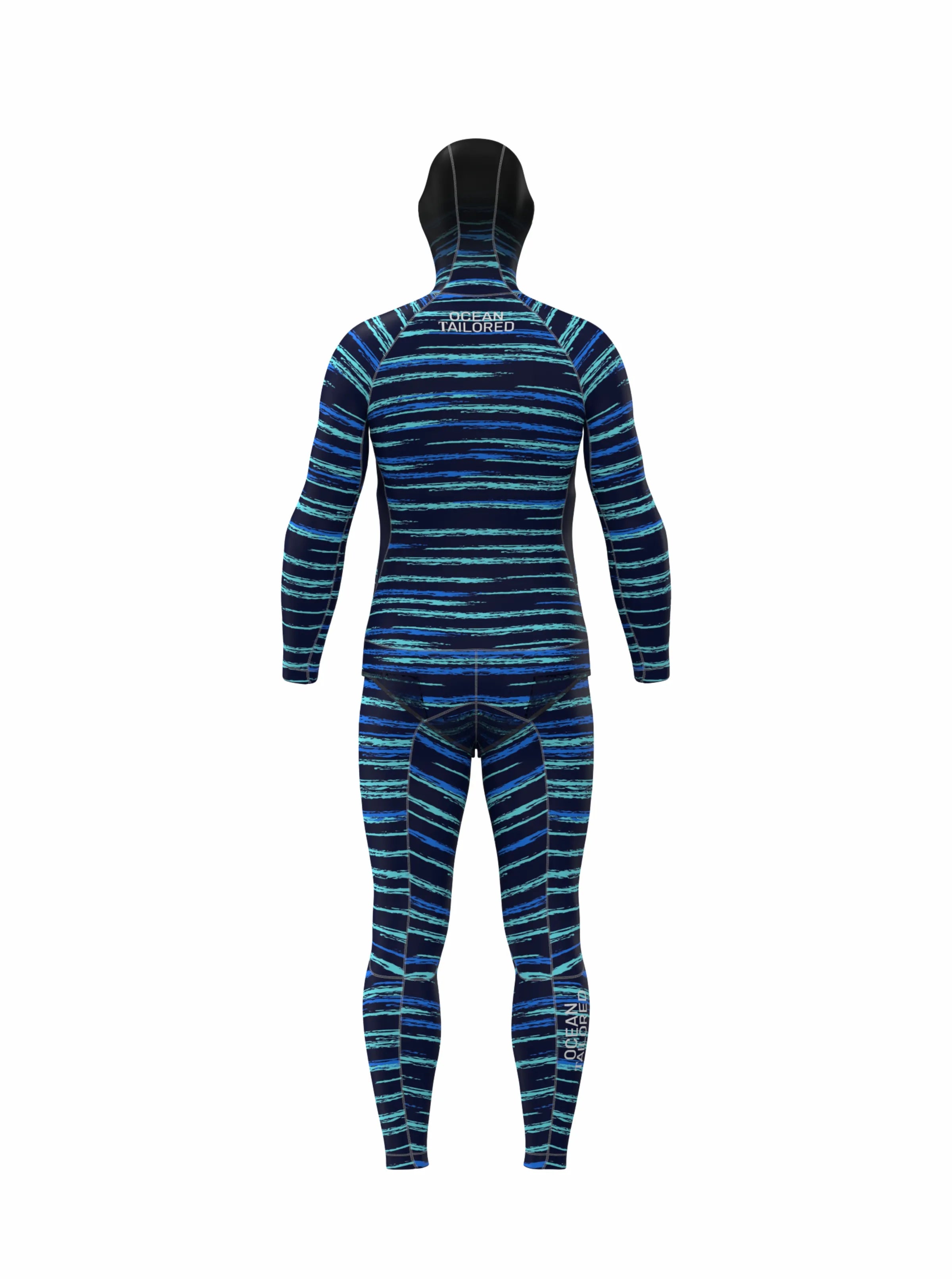 Men’s Two Piece Freediving Wetsuit  - Wahoo Print