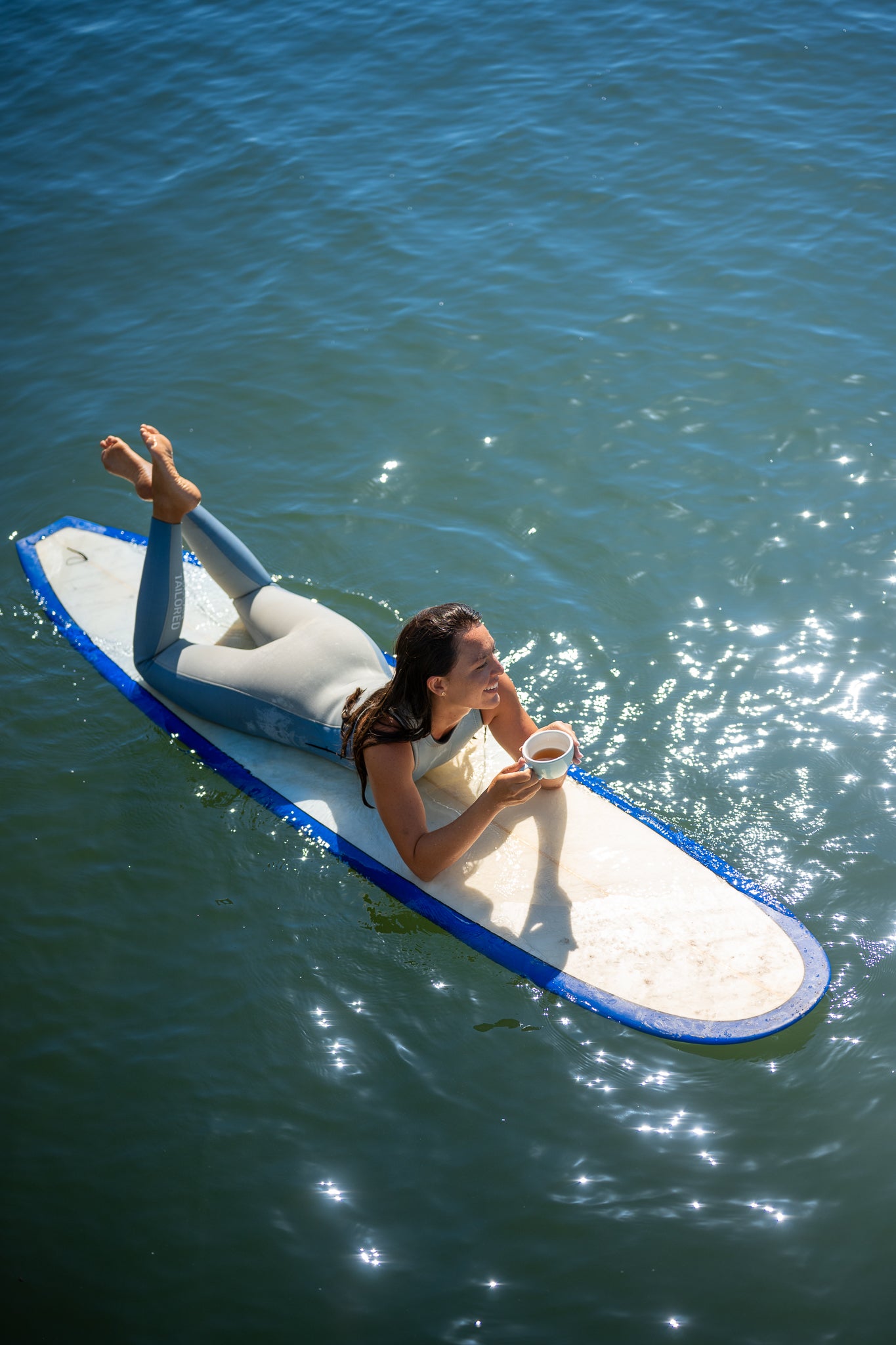 Women’s Long Jane Wetsuit x Baby Blue