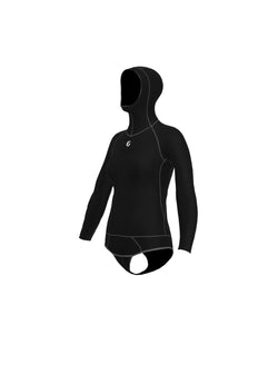 Women’s Freediving Wetsuit Top - Blue Reef