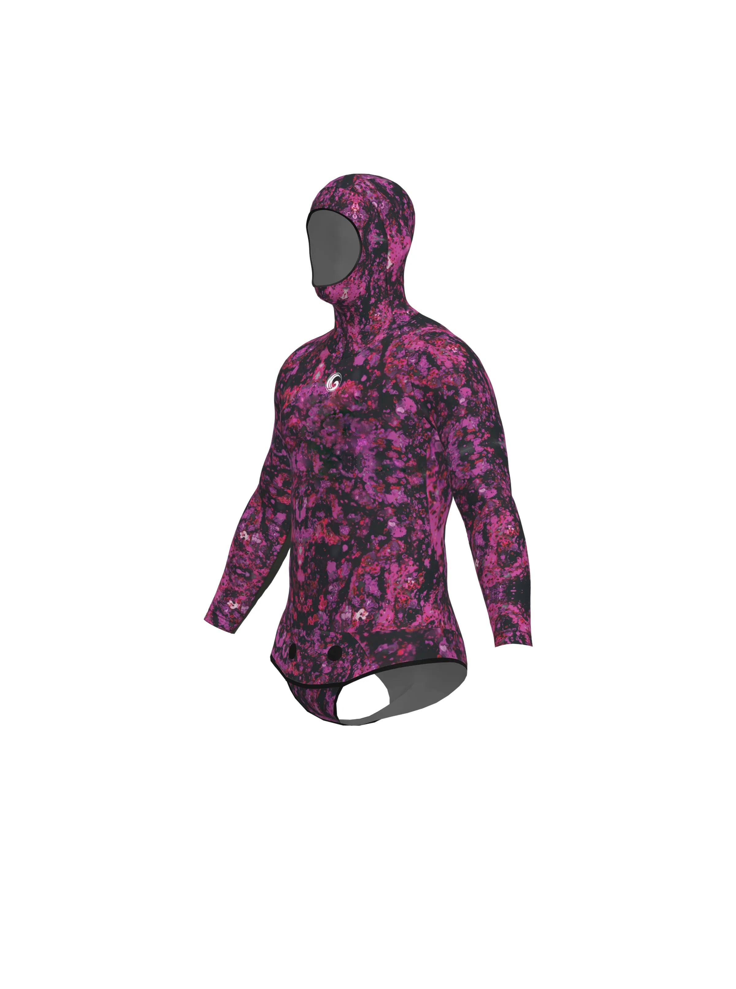 Men’s Freediving Wetsuit Top - Tide Wash