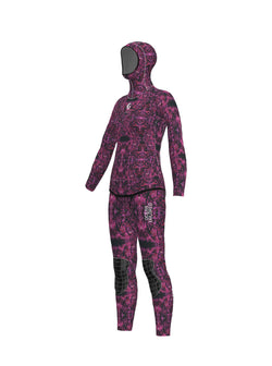 Women’s Two Piece Freediving Wetsuit  - Stealth