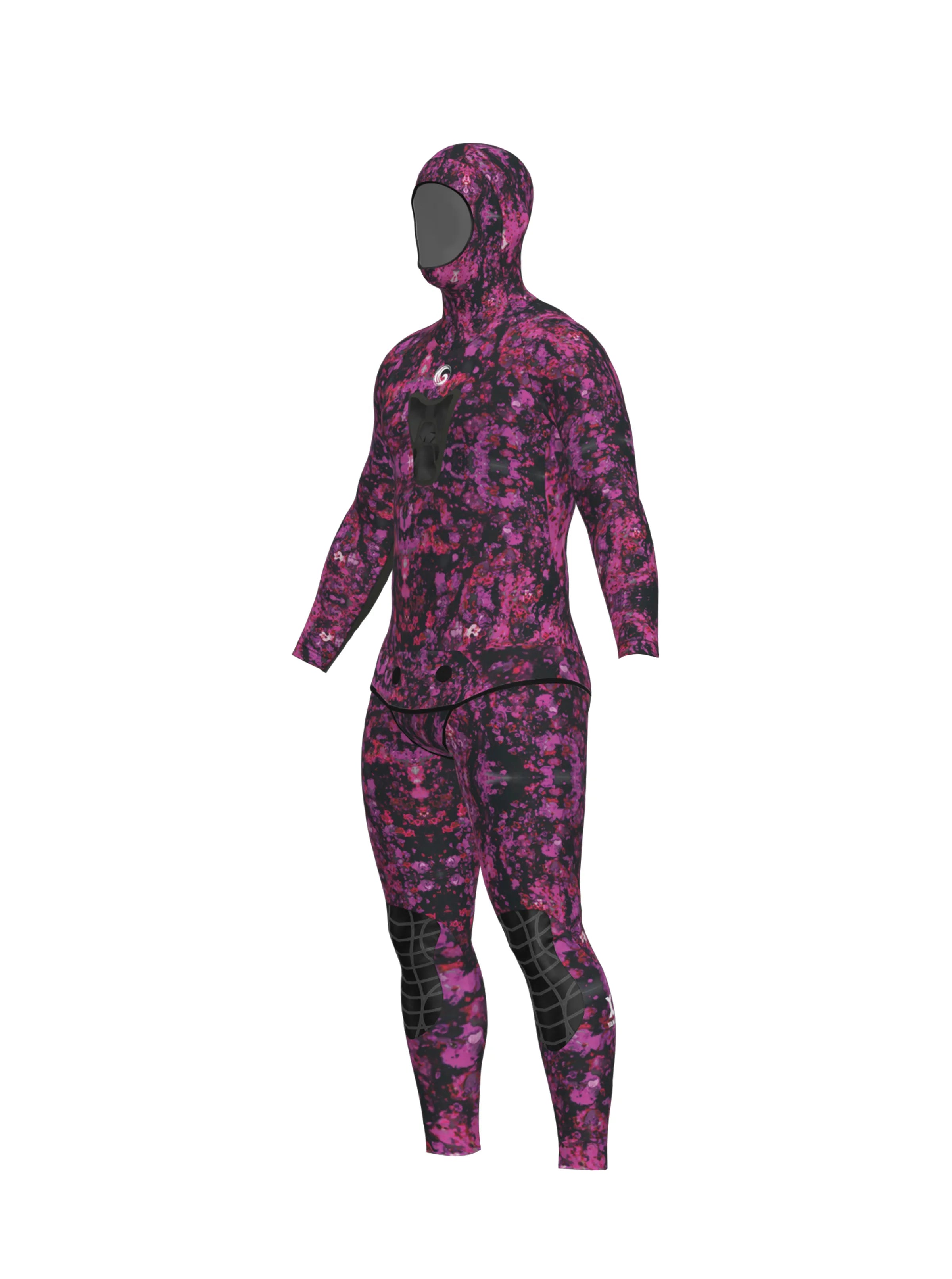 Men's Two Piece Spearfishing Wetsuit with Chest Loading Pad – Tide Wash