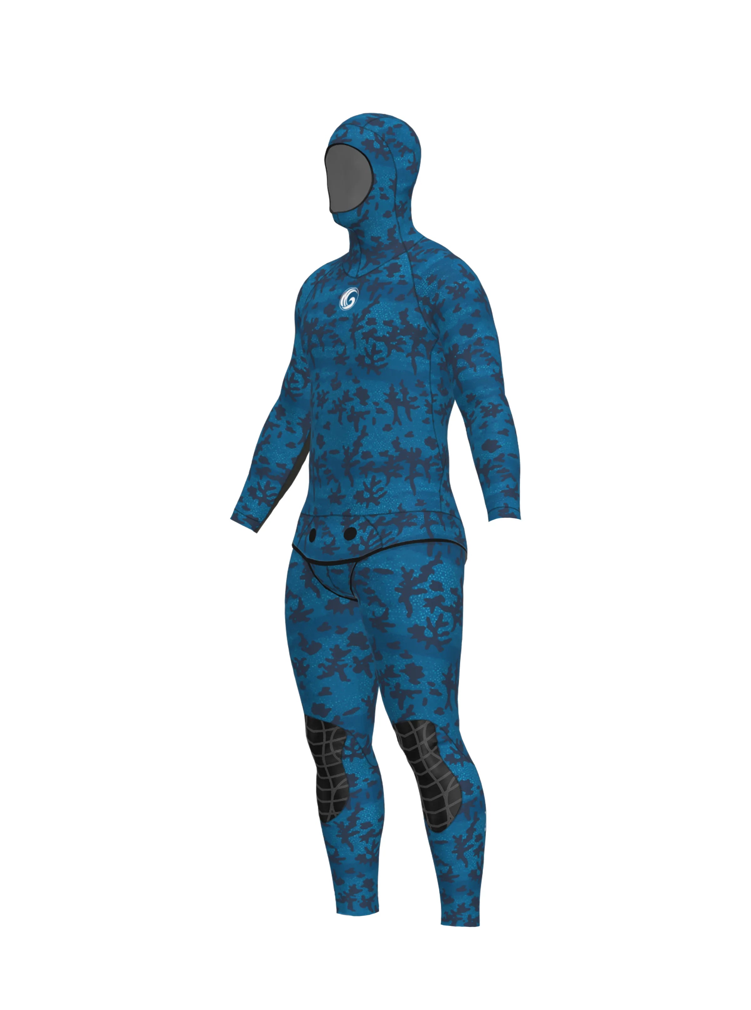 Men’s Two Piece Freediving Wetsuit  - Tide Wash