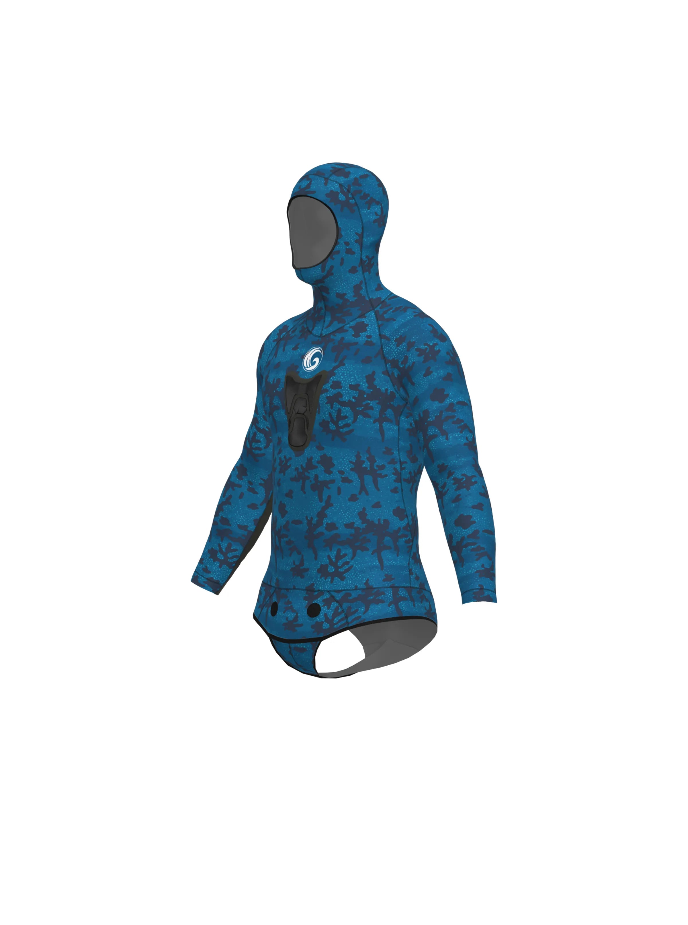 Men's Spearfishing Wetsuit Top - Tide Wash