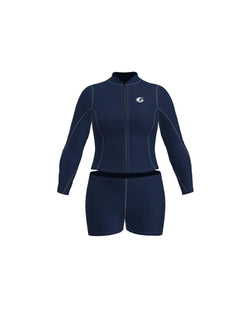 Women’s Neoprene Jacket & Shorts Surfing Wetsuit Set