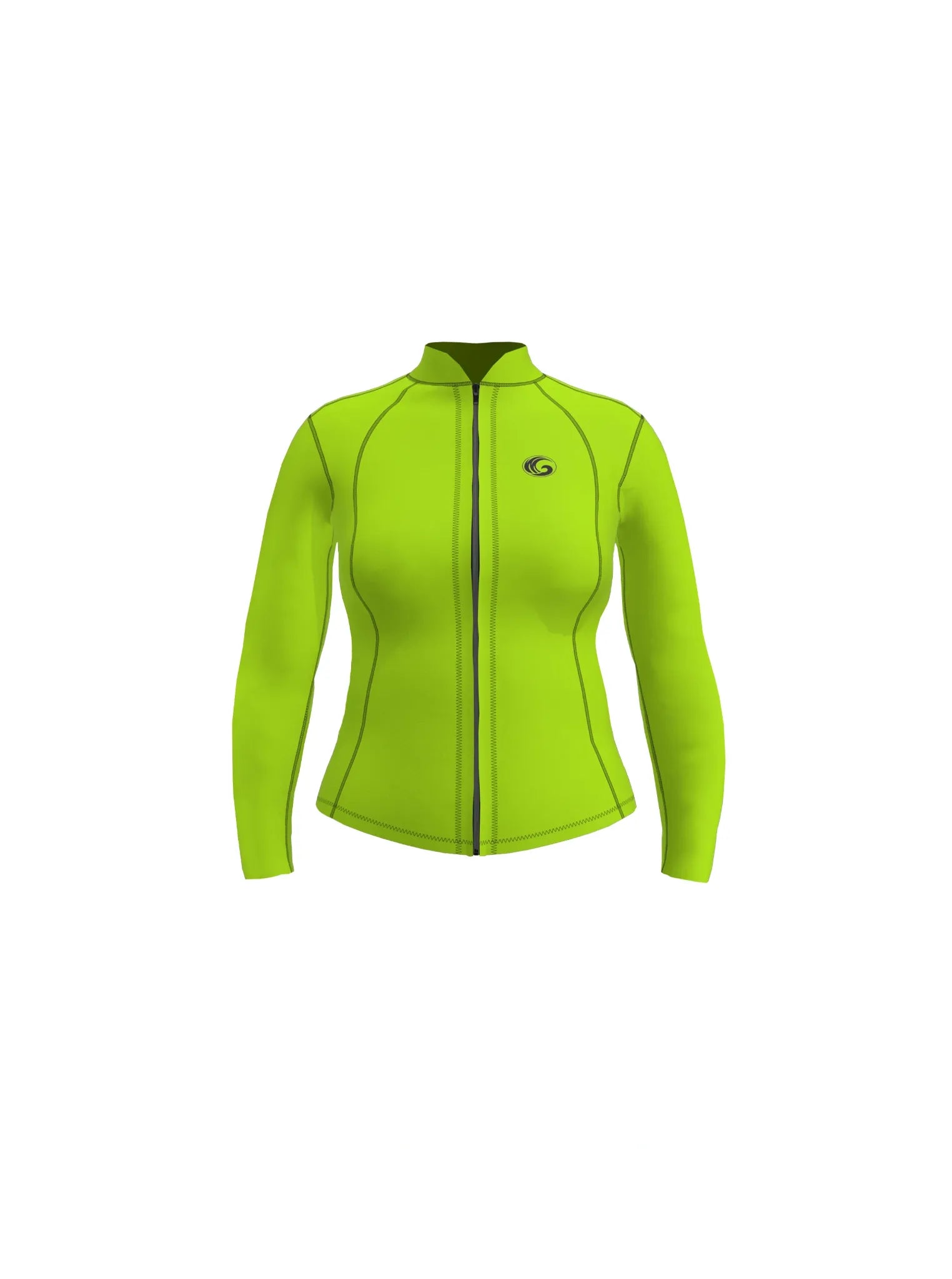 Women’s Neoprene Surfing Wetsuit Jacket – Front Zip