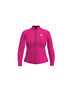 Women’s Neoprene Surfing Wetsuit Jacket – Front Zip