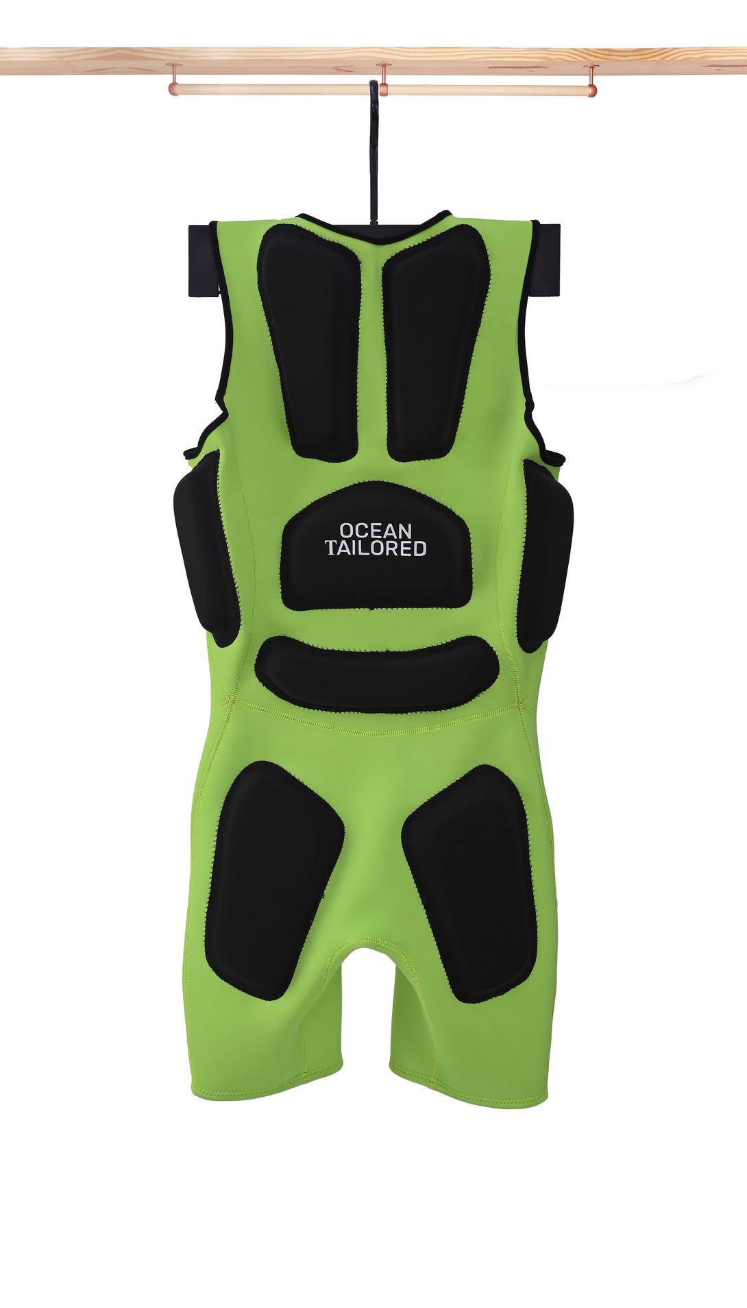 Men's Shorty Impact Wetsuit for Big Wave Surfing Back