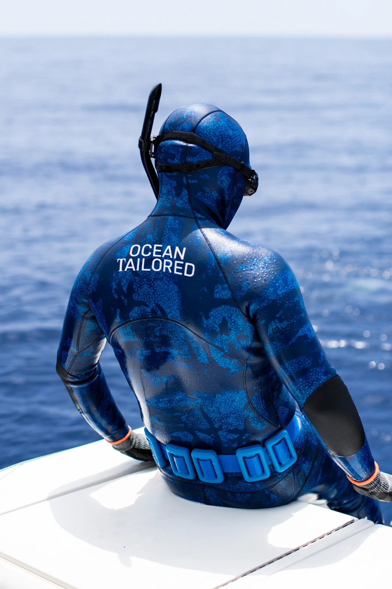 Men’s Spearfishing Wetsuit (2-Piece) with Chest Loading Pad – Blue Reef