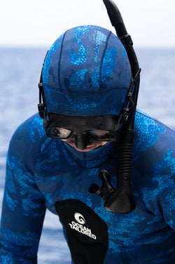 Men's Spearfishing Wetsuit Top - Blue Reef