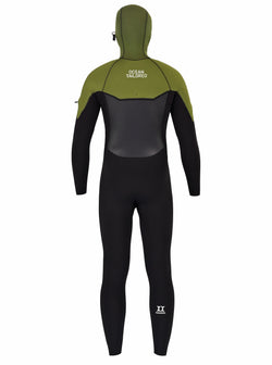 Men's Full Hooded Custom Wetsuit Backside