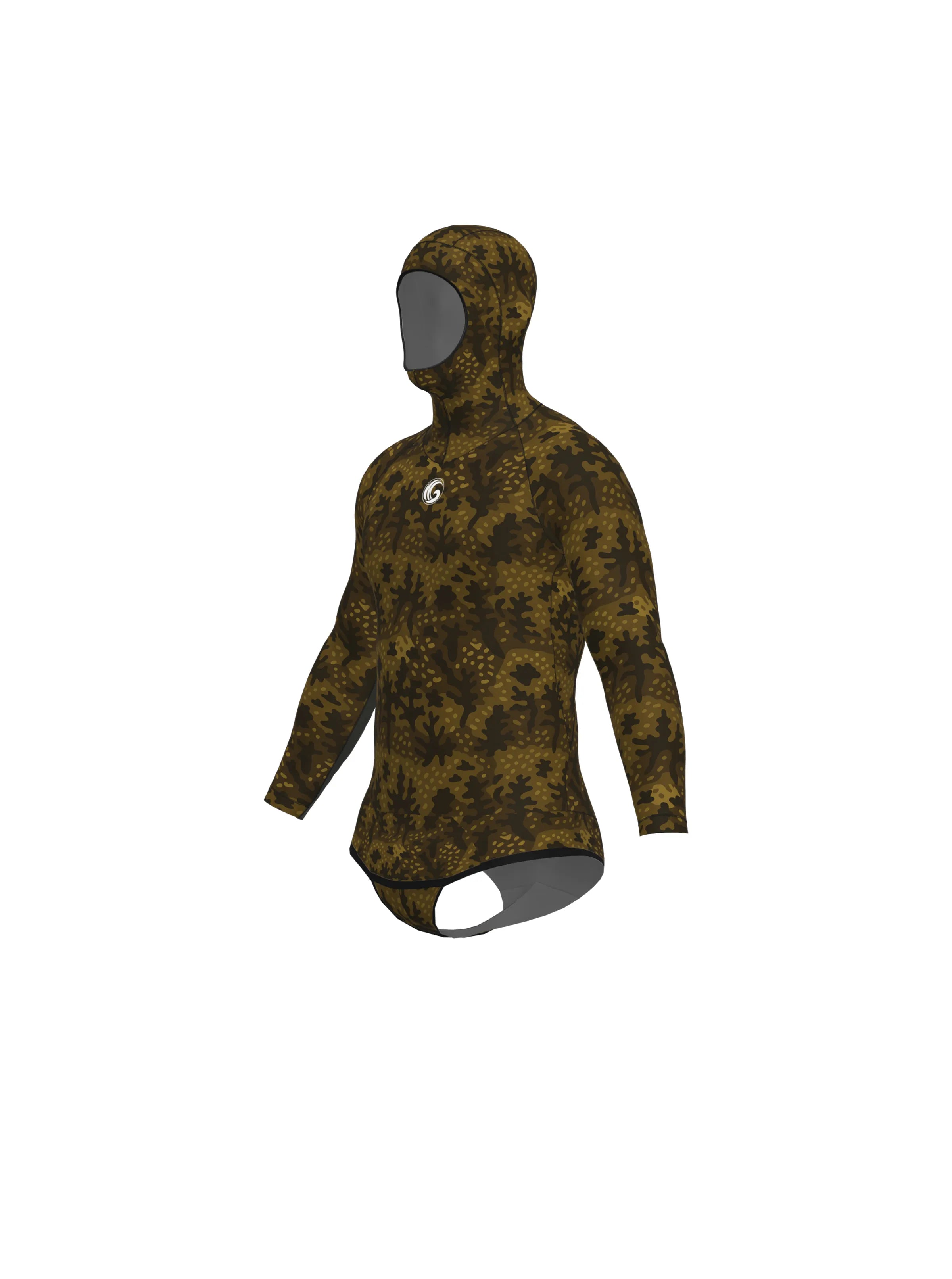 Men’s Freediving Wetsuit Top - Tide Wash