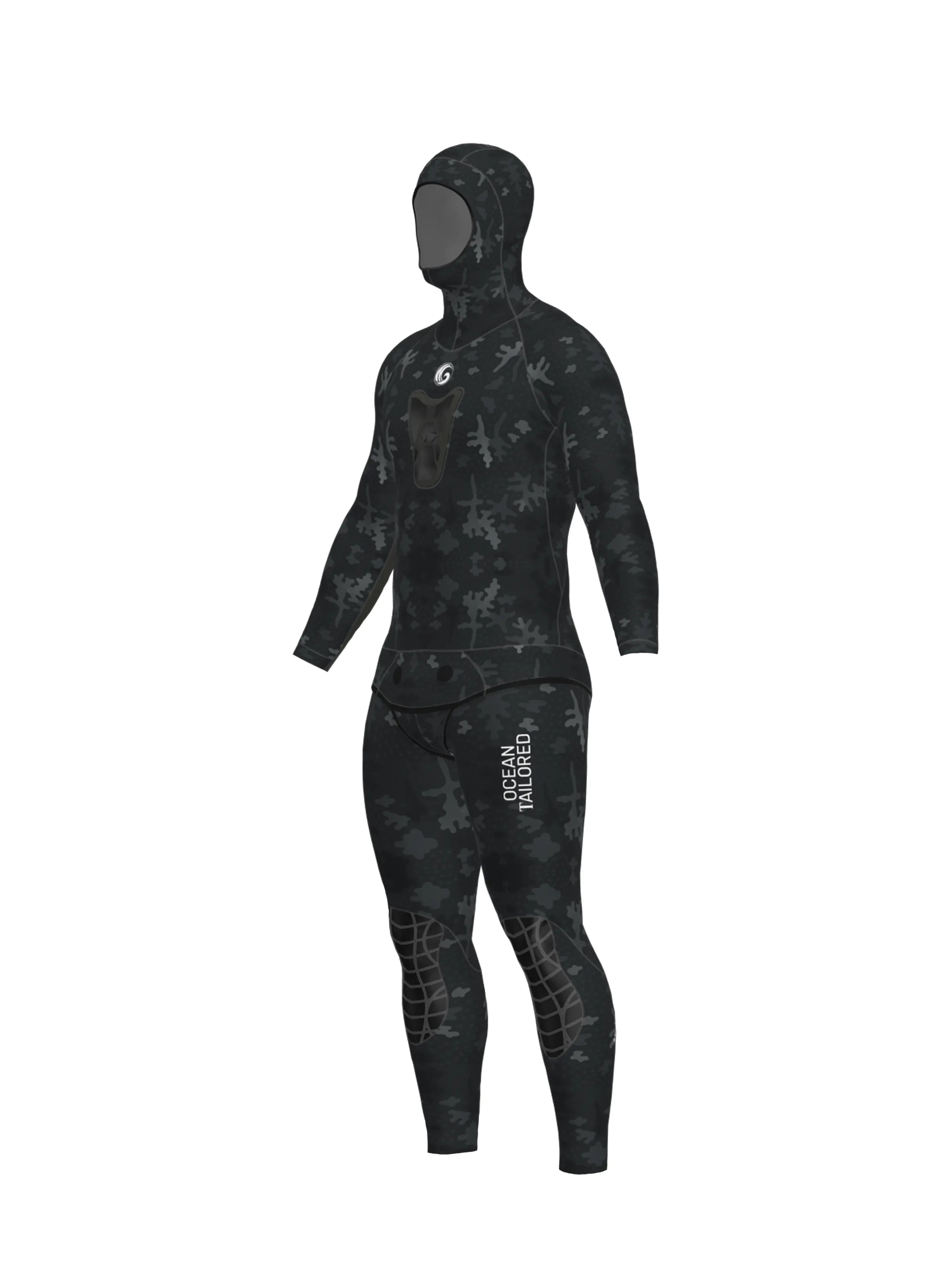 Men's Two Piece Spearfishing Wetsuit with Chest Loading Pad – Tide Wash