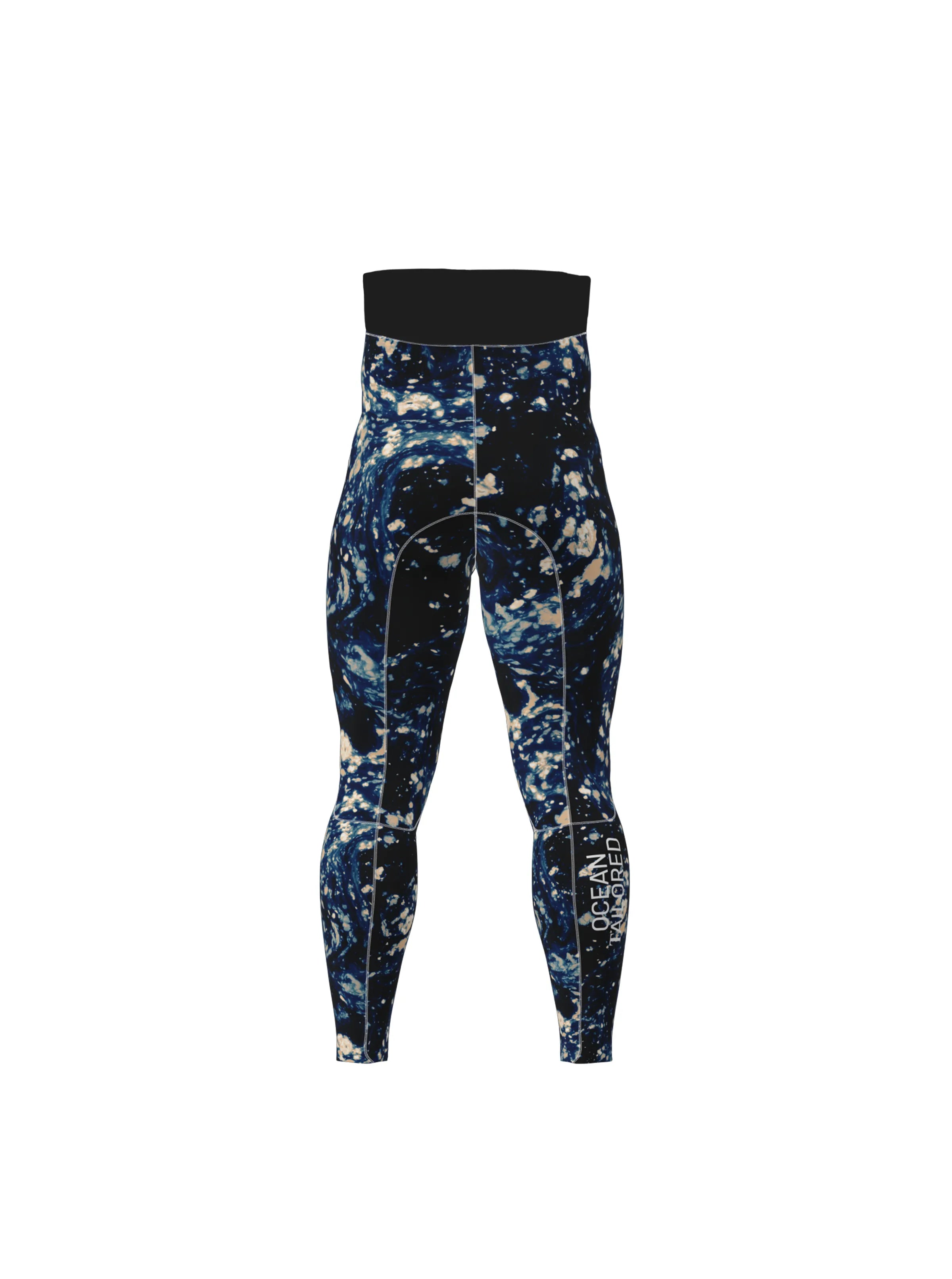 Men's Freediving High-Waisted Wetsuit Bottom - Tide Wash