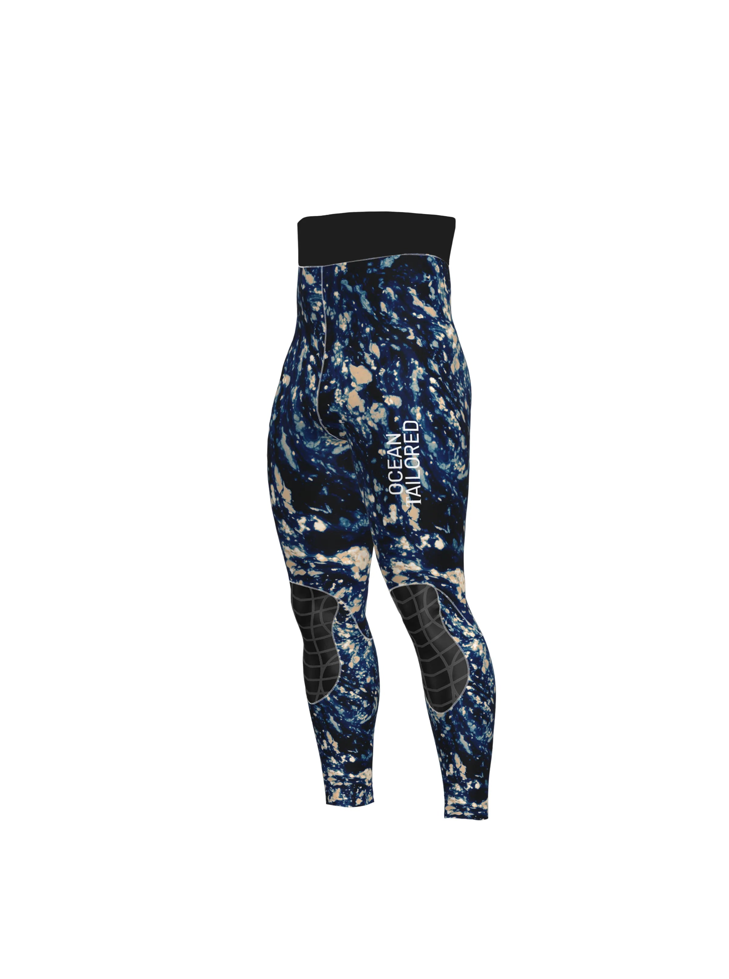 Men's Freediving High-Waisted Wetsuit Bottom - Bloom