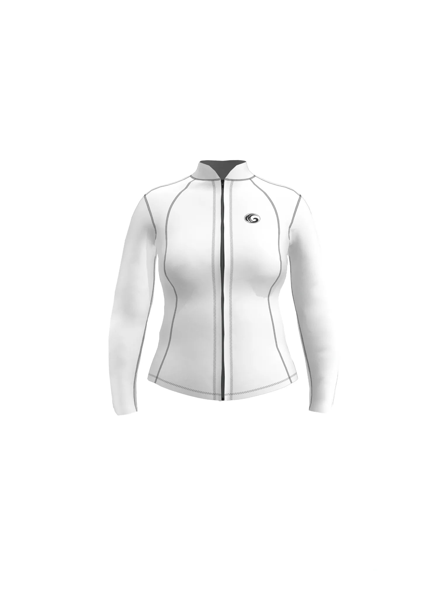 Women’s Neoprene Surfing Wetsuit Jacket – Front Zip