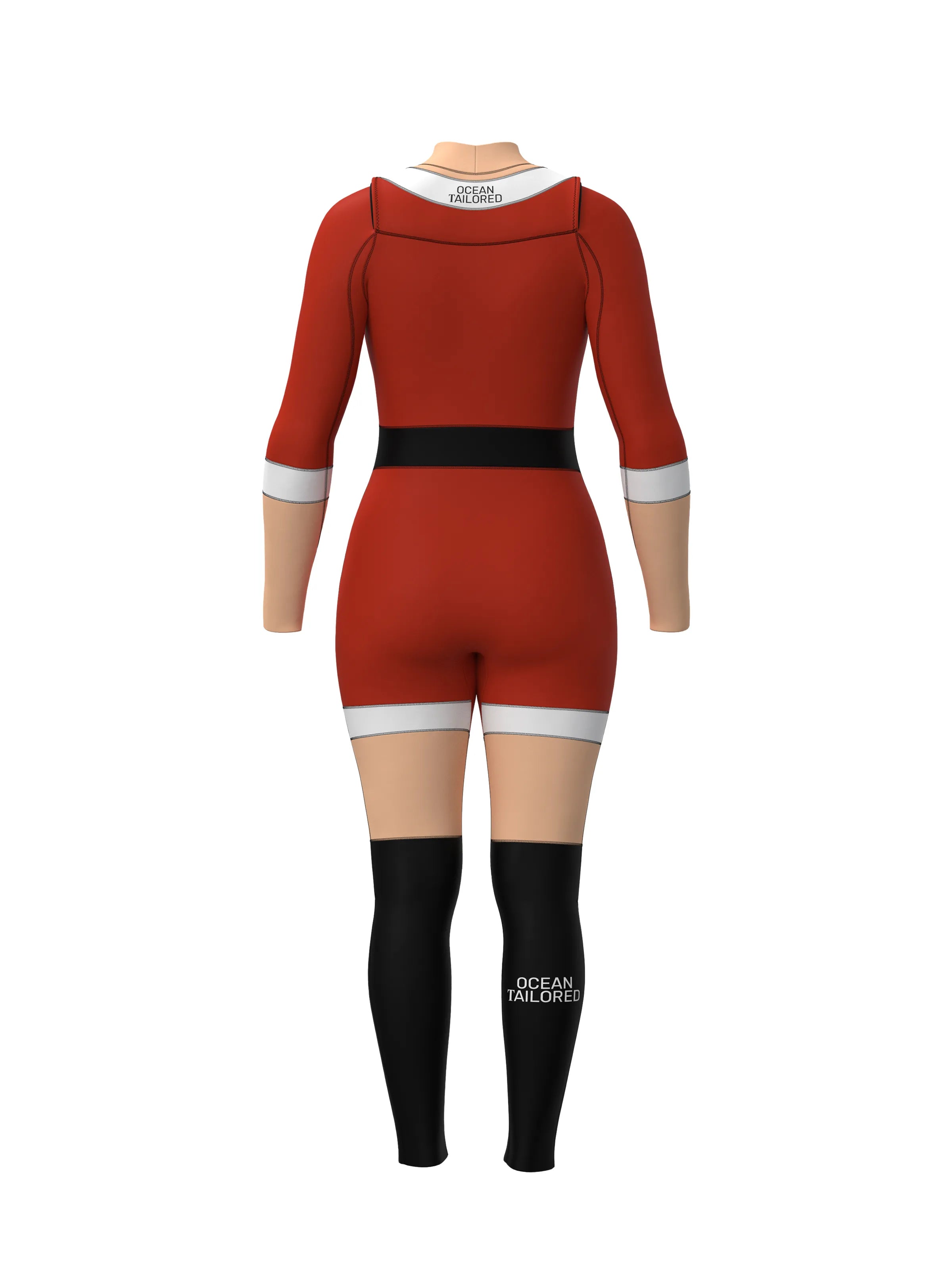 Women Christmas Wetsuit Back