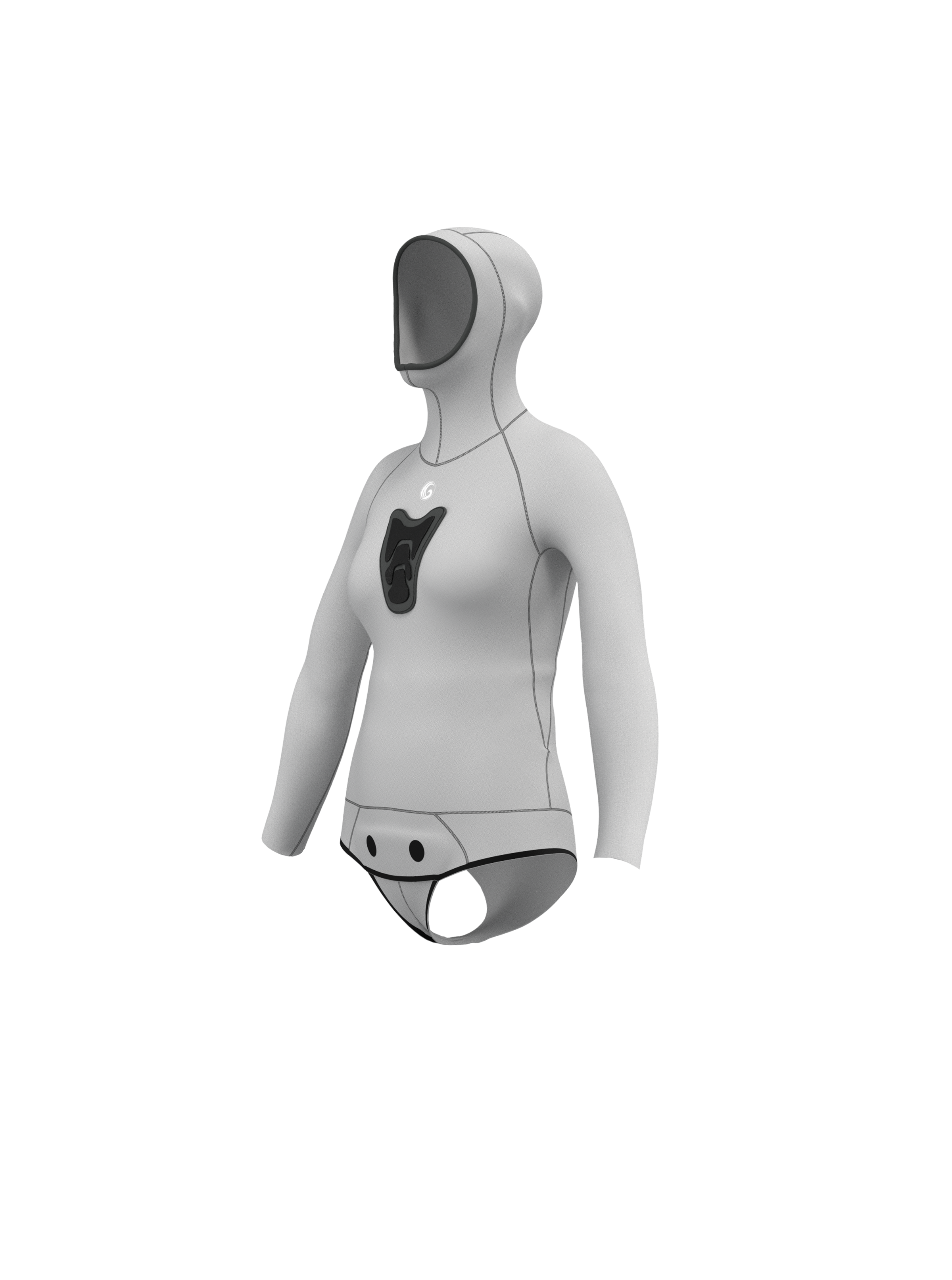 Women's Spearfishing Wetsuit Top - Solid Colors