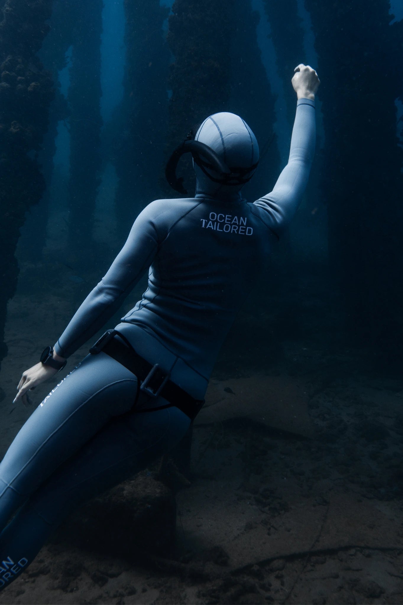 Women's Freediving Wetsuit Bottom: High-Waisted & Solid Colors