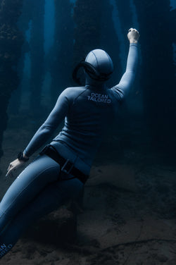 Women's Freediving Wetsuit Bottom: High-Waisted & Solid Colors