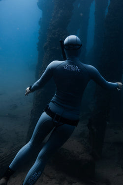 Women's Freediving Wetsuit Bottom: High-Waisted & Solid Colors