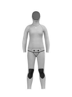 Women's Two Piece Freediving Wetsuit  - Solid Colors