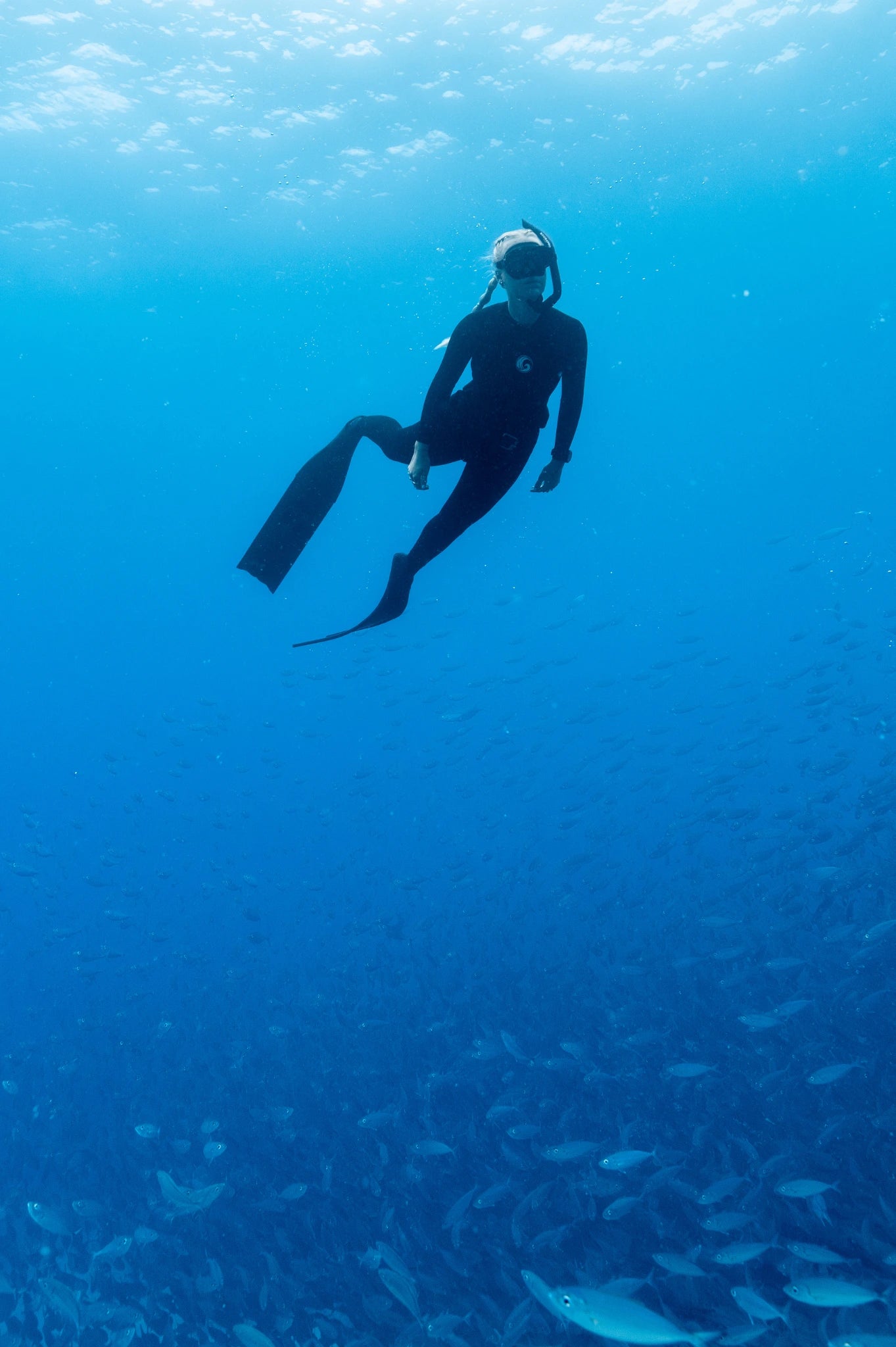 Women's Two Piece Freediving Wetsuit  - Solid Colors