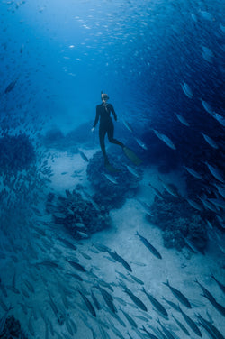 Women's Two Piece Freediving Wetsuit  - Solid Colors