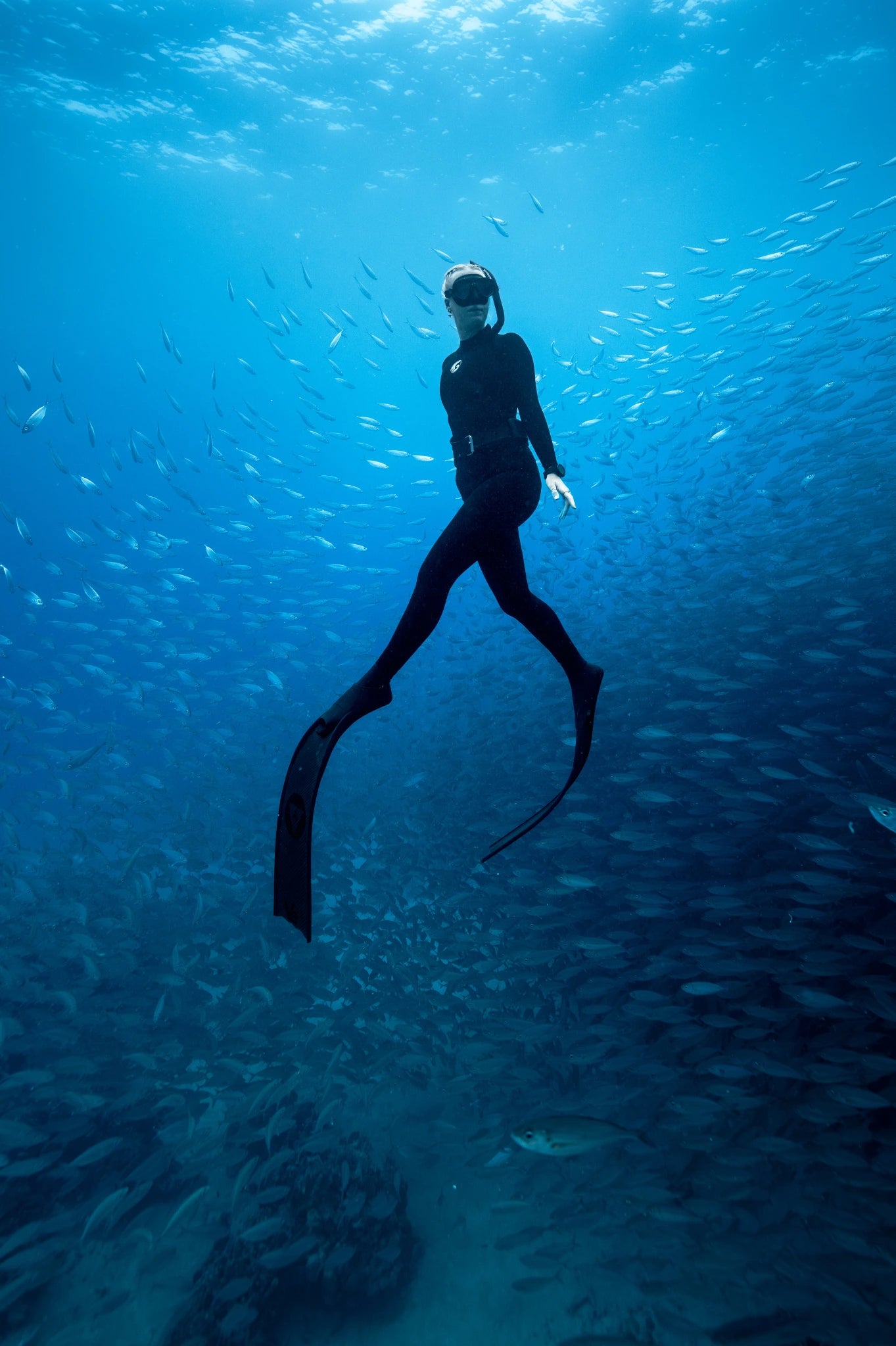 Women's Two Piece Freediving Wetsuit  - Solid Colors