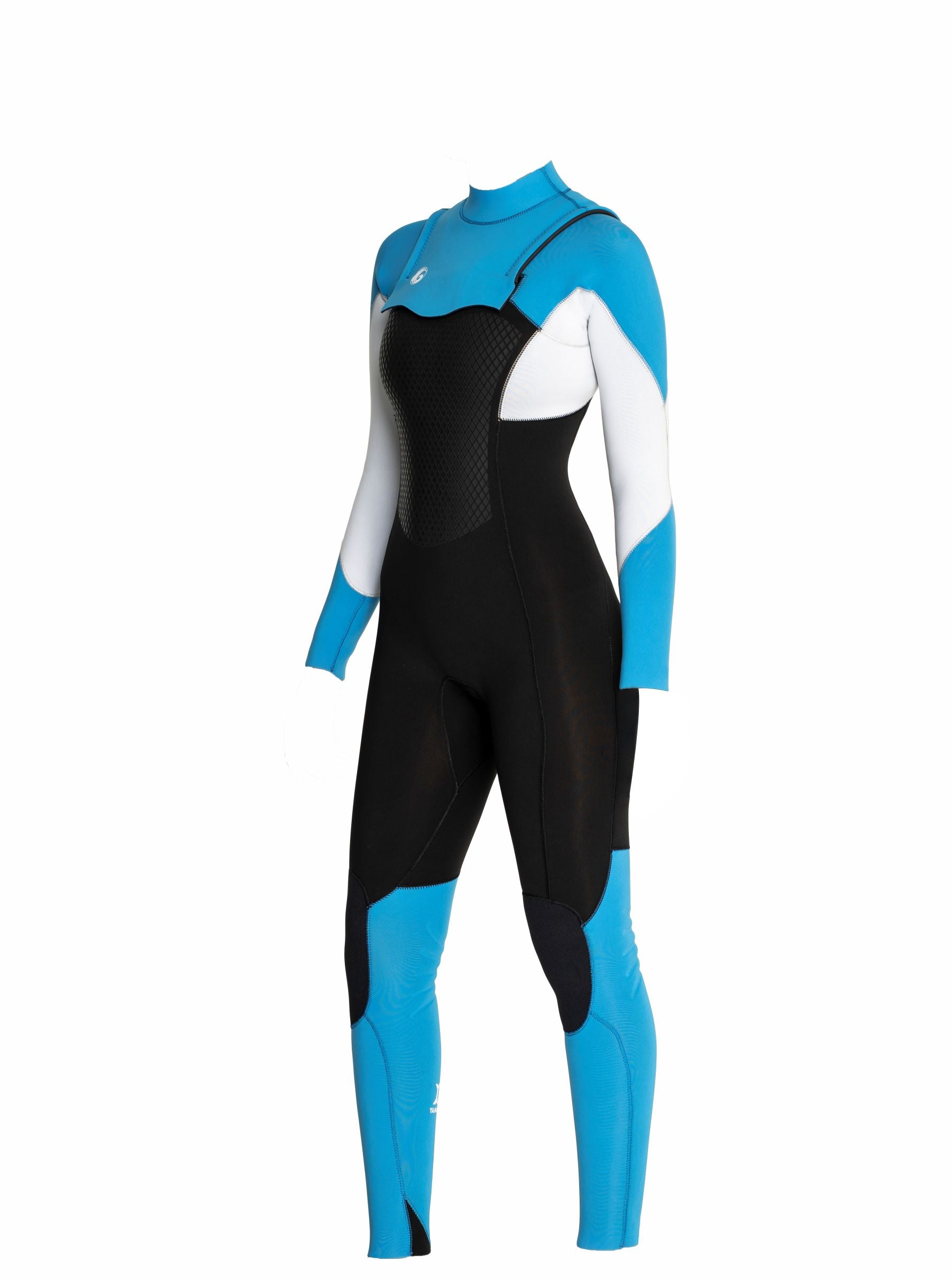 Women's ZIP Free Velcro Full Wetsuit Sideview-1