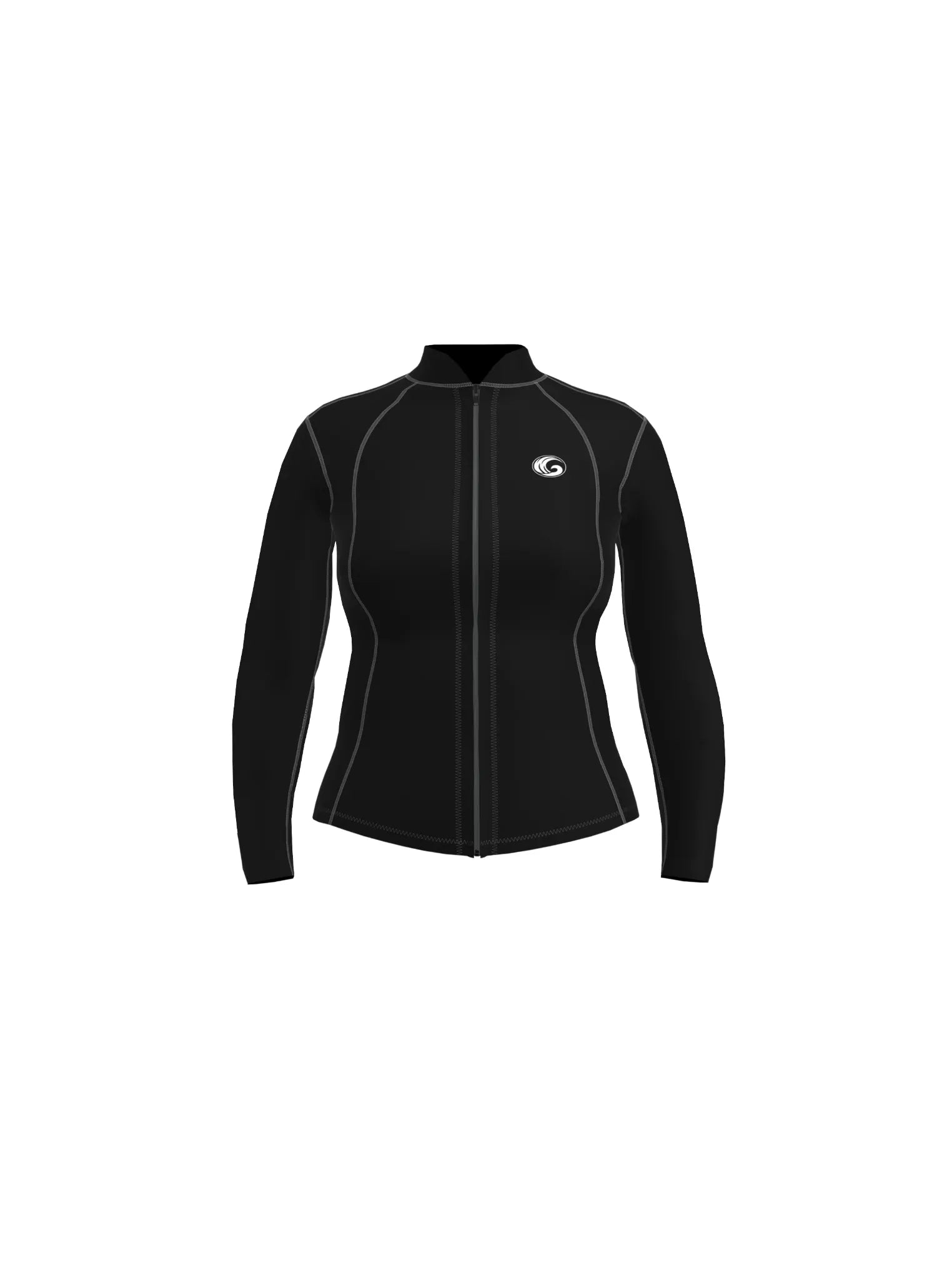 Women’s Neoprene Surfing Wetsuit Jacket – Front Zip
