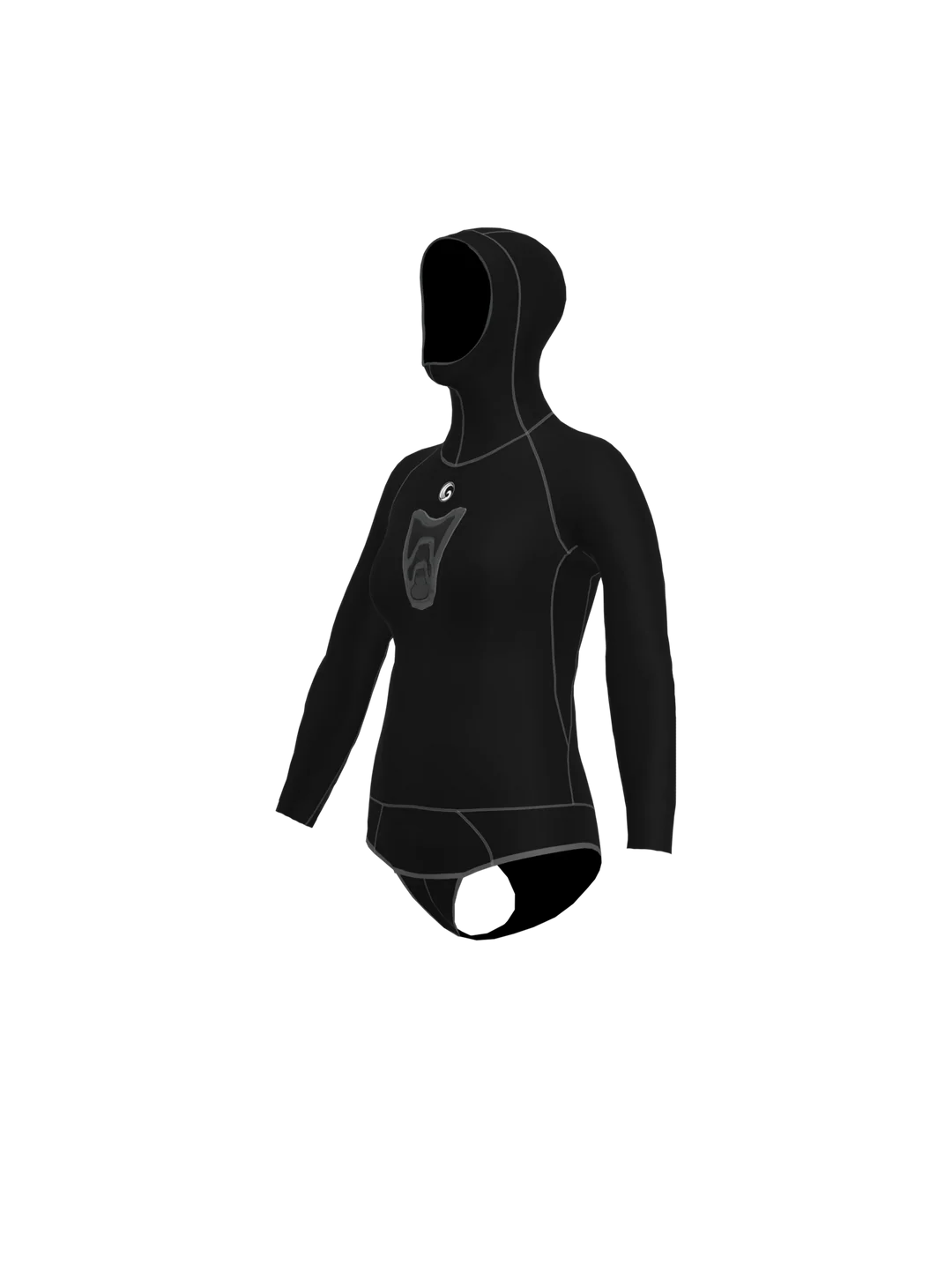 Women's Spearfishing Wetsuit Top - Solid Colors