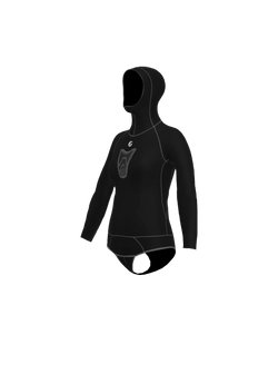 Women's Spearfishing Wetsuit Top - Solid Colors