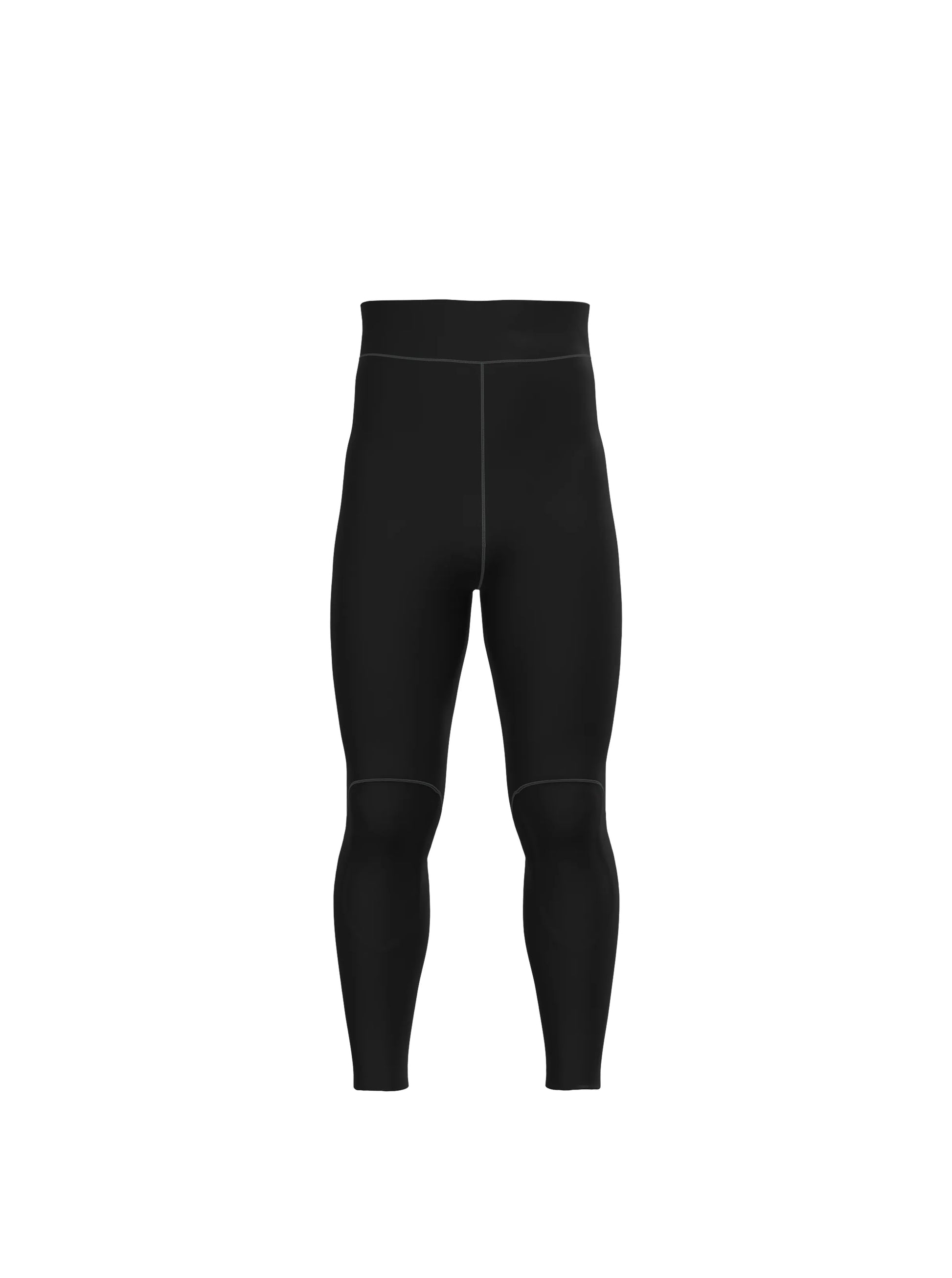 Men's Freediving High-Waisted Wetsuit Bottom - Black