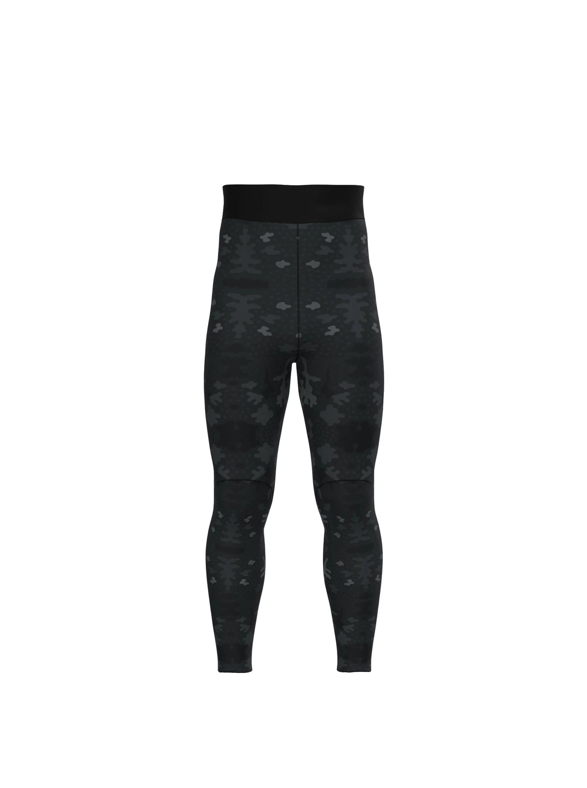 Men's Freediving High-Waisted Wetsuit Bottom - Stealth