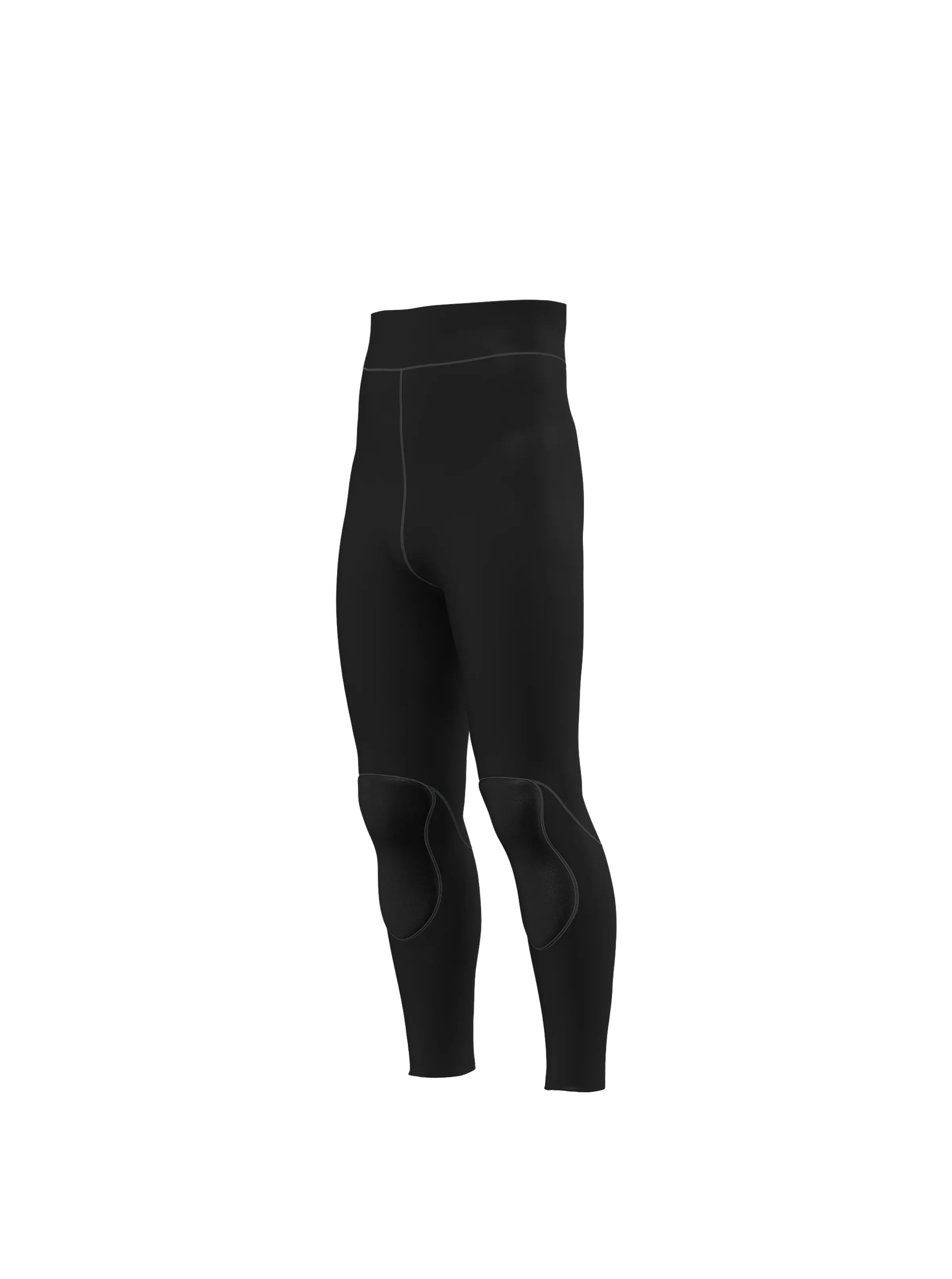 Men's Spearfishing High-Waisted Wetsuit Bottom - Black