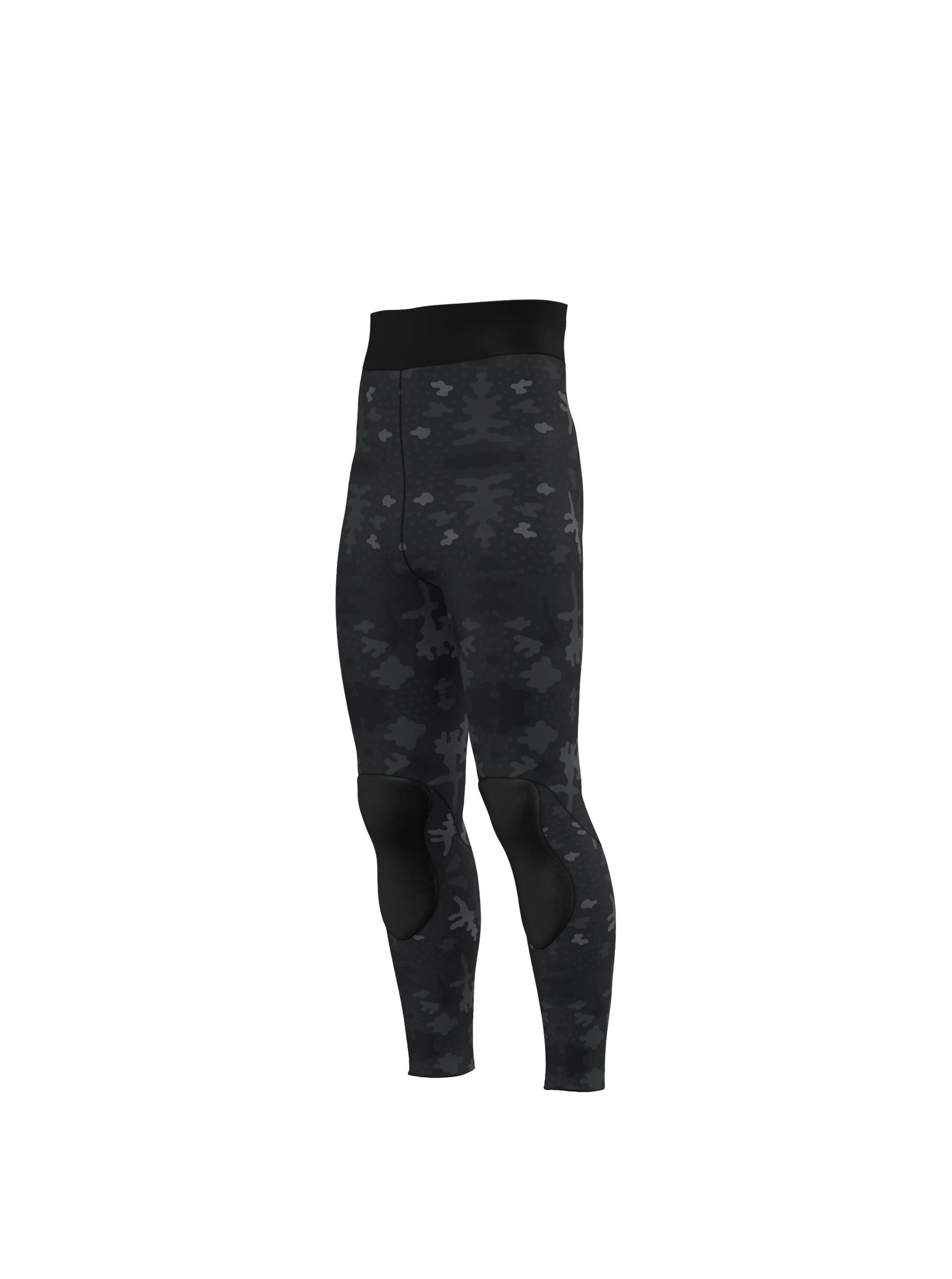 Men's Spearfishing High-Waisted Wetsuit Bottom - Stealth