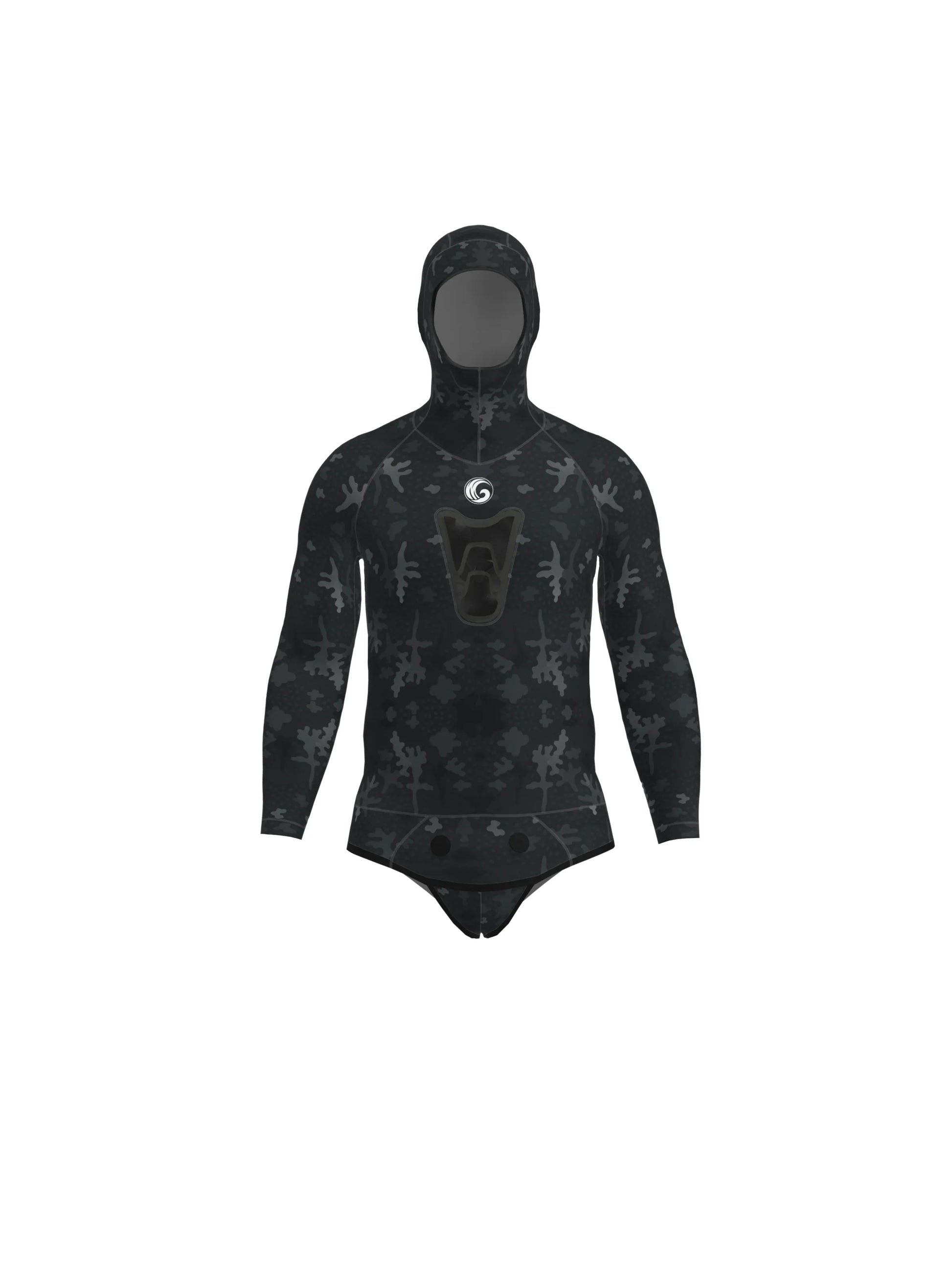 Men's Spearfishing Wetsuit Top - Stealth