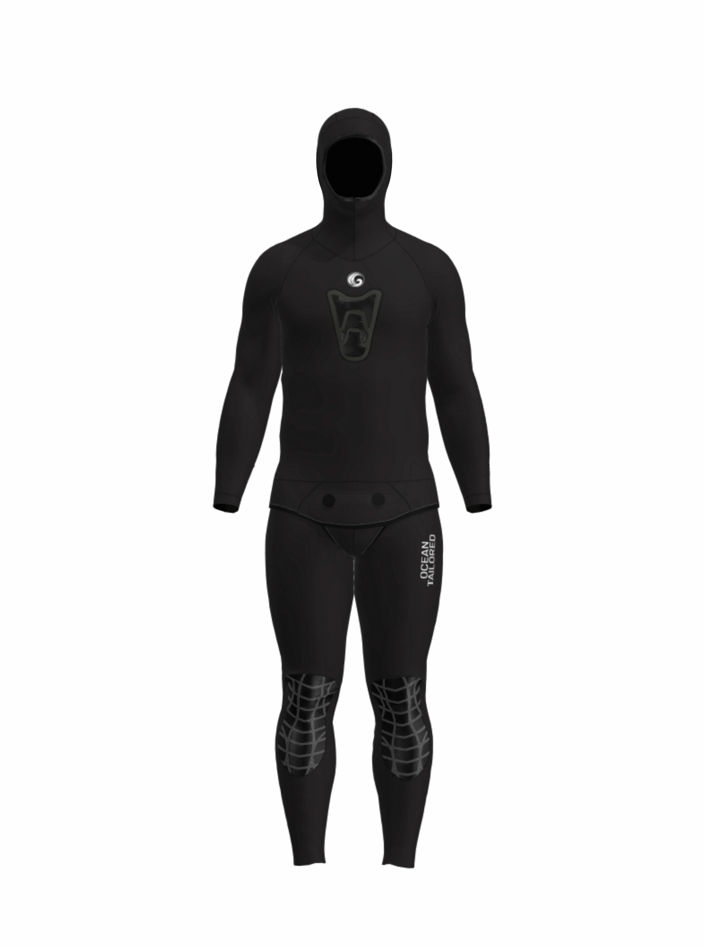 Men's Two Piece Spearfishing Wetsuit with Chest Loading Pad – Tide Wash