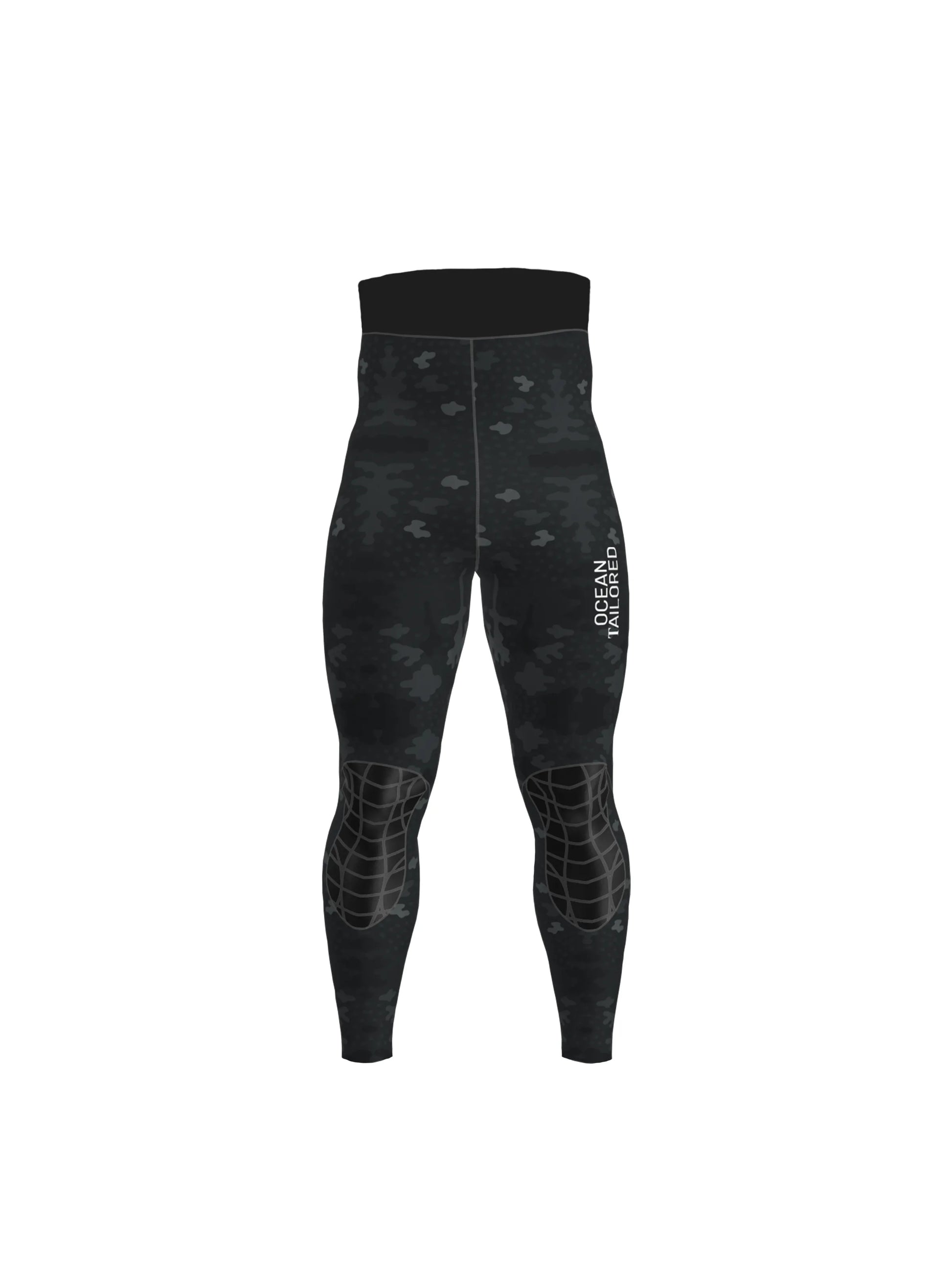 Men's Freediving High-Waisted Wetsuit Bottom - Stealth
