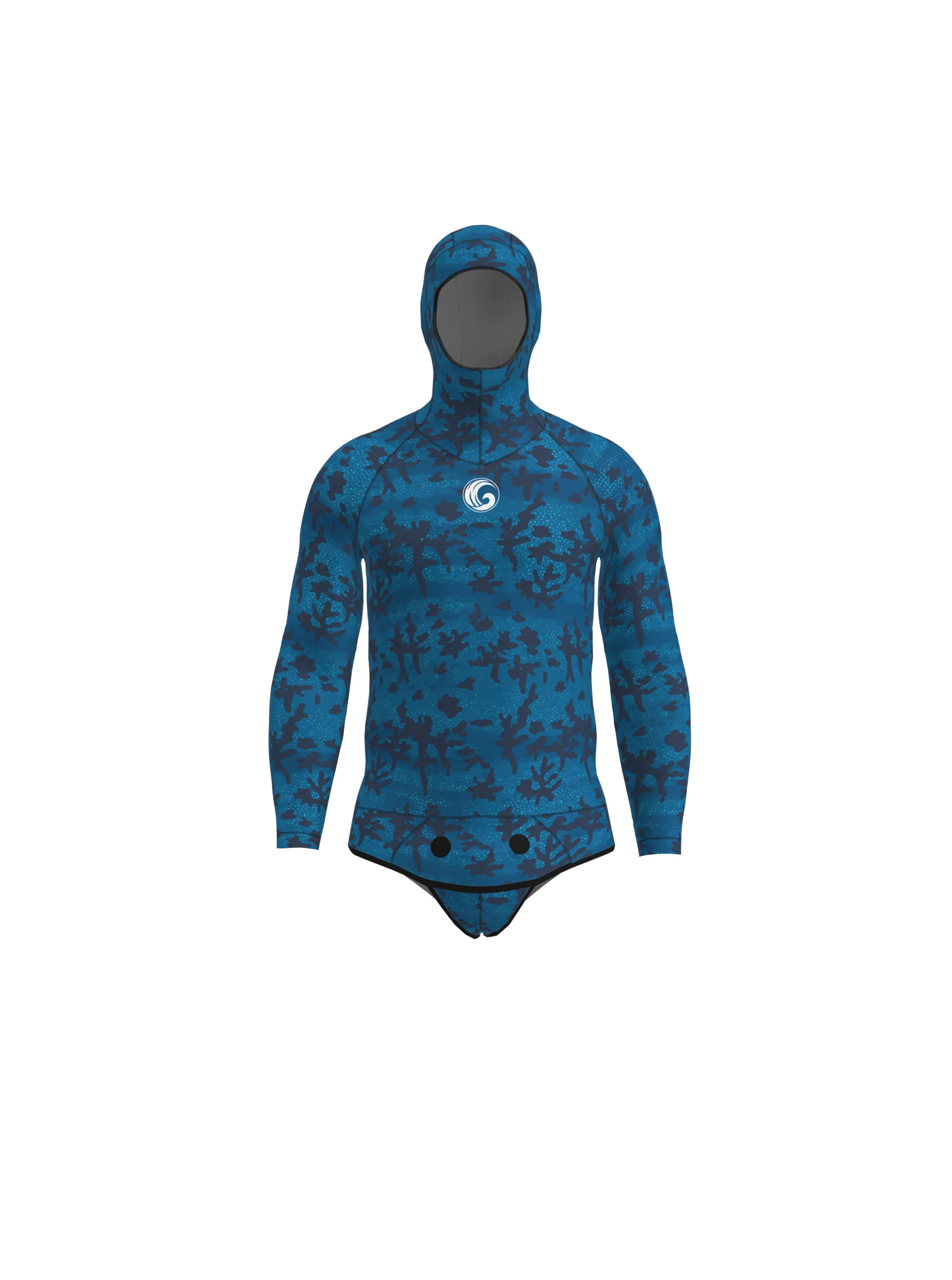 Men’s Freediving Wetsuit Top - Tide Wash