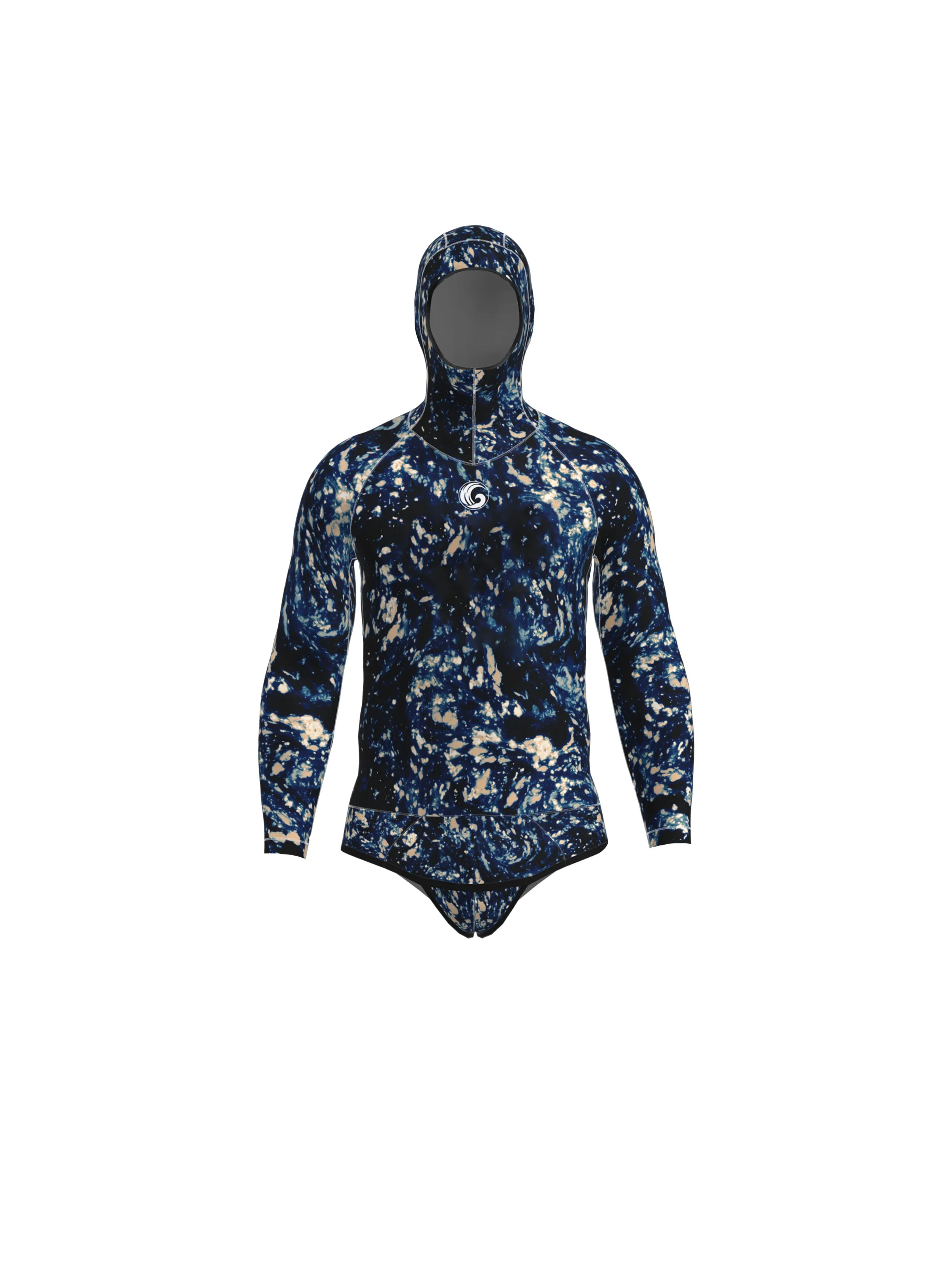 Men’s Freediving Wetsuit Top - Tide Wash