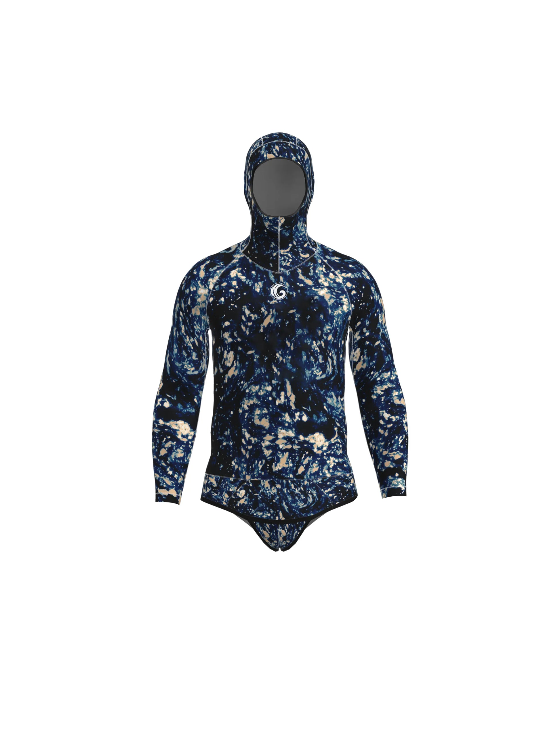 Men’s Freediving Wetsuit Top - Tide Wash