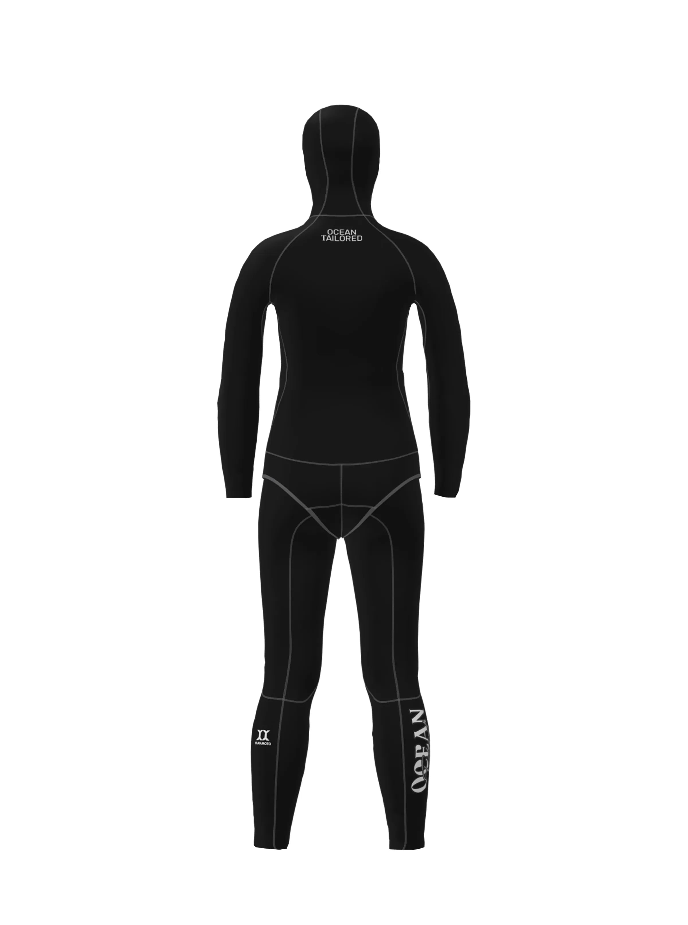Women’s Two Piece Freediving Wetsuit  - Stealth