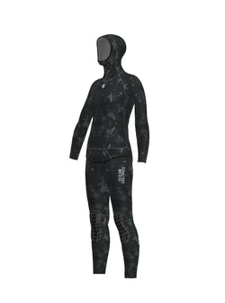 Women’s Two Piece Freediving Wetsuit  - Stealth