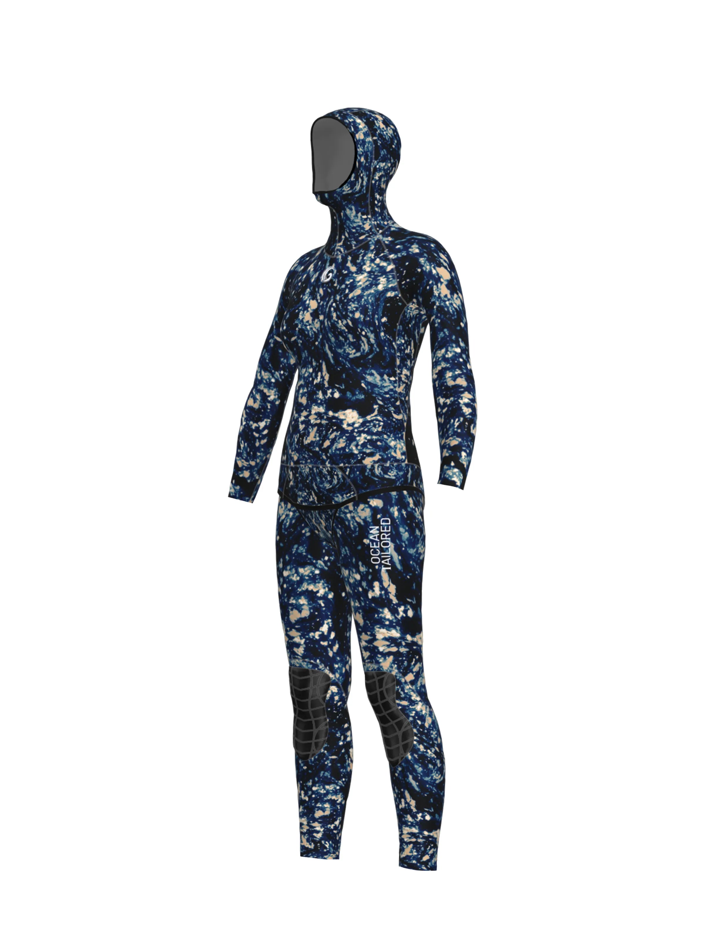 Women’s Two Piece Freediving Wetsuit  - Tide Wash