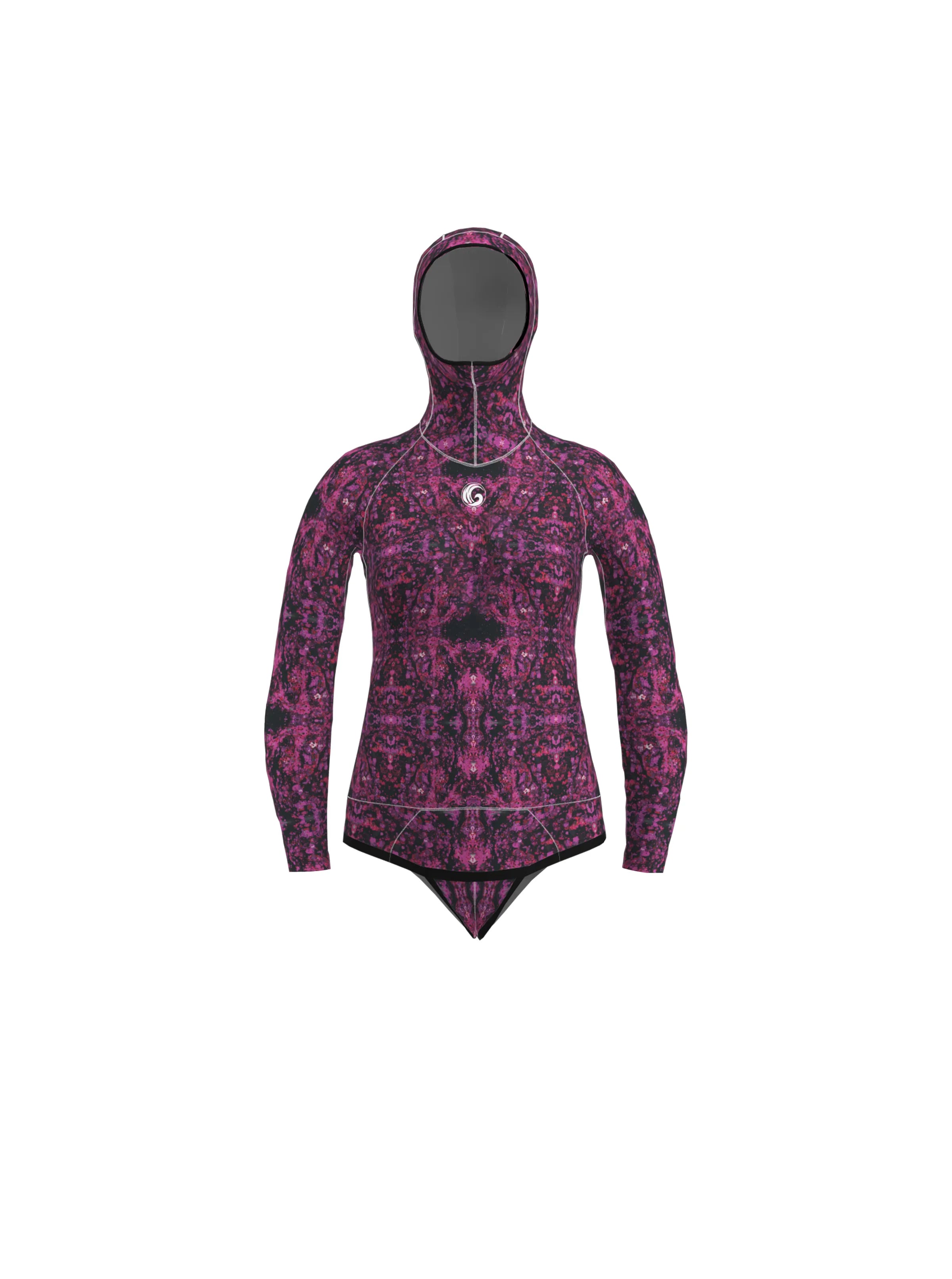 Women’s Freediving Wetsuit Top - Blue Reef