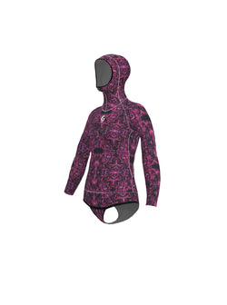 Women’s Freediving Wetsuit Top - Blue Reef