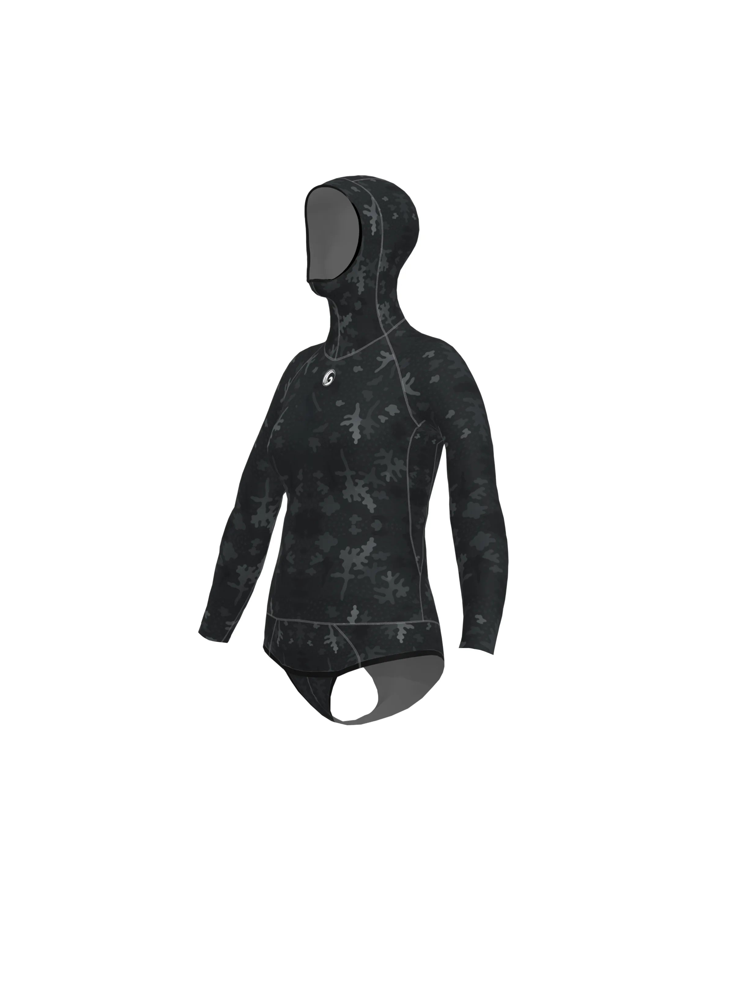 Women’s Freediving Wetsuit Top - Stealth